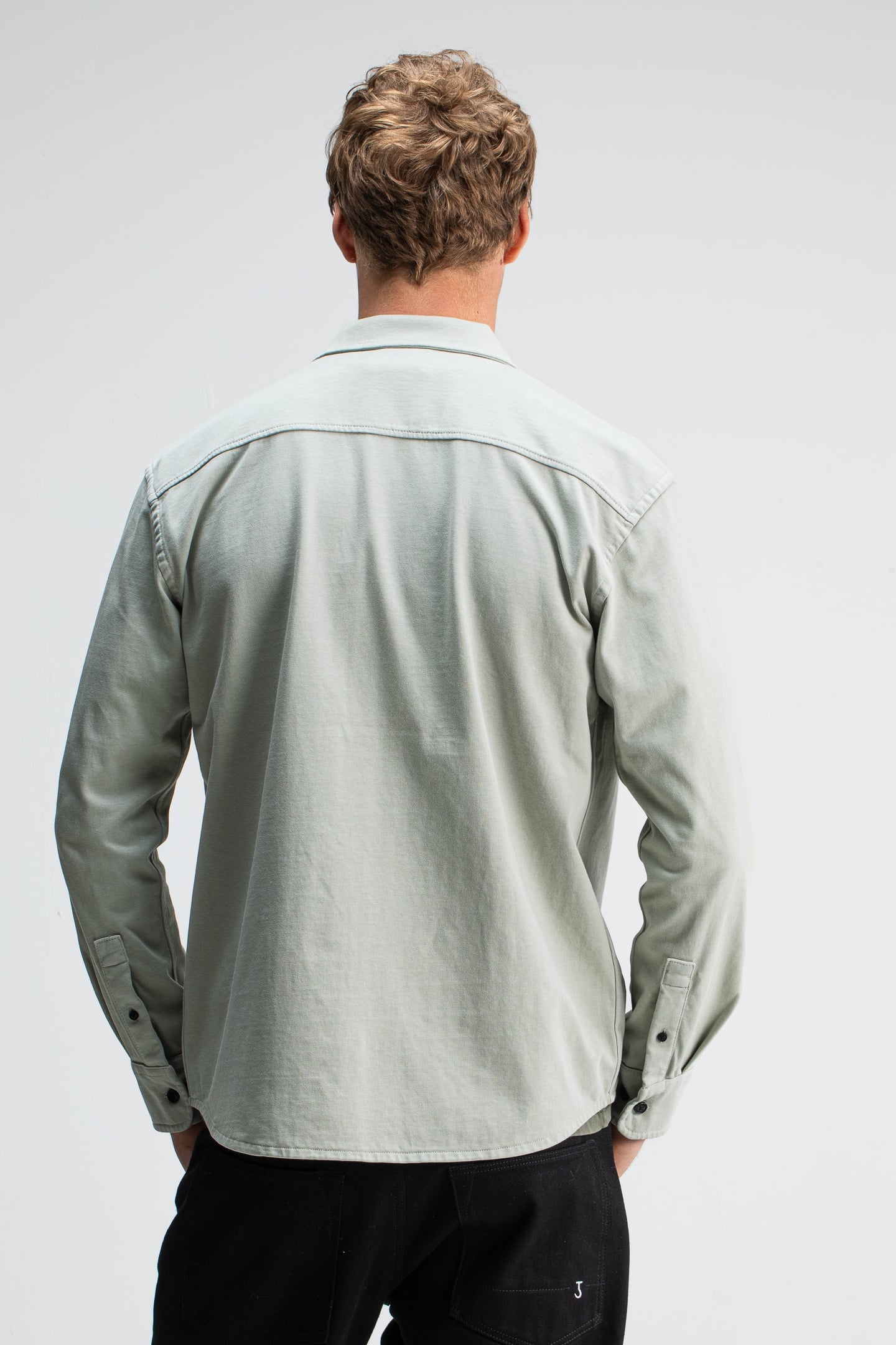 PHIL JERSEY OVERSHIRT DK. DELPHI GREEN 2