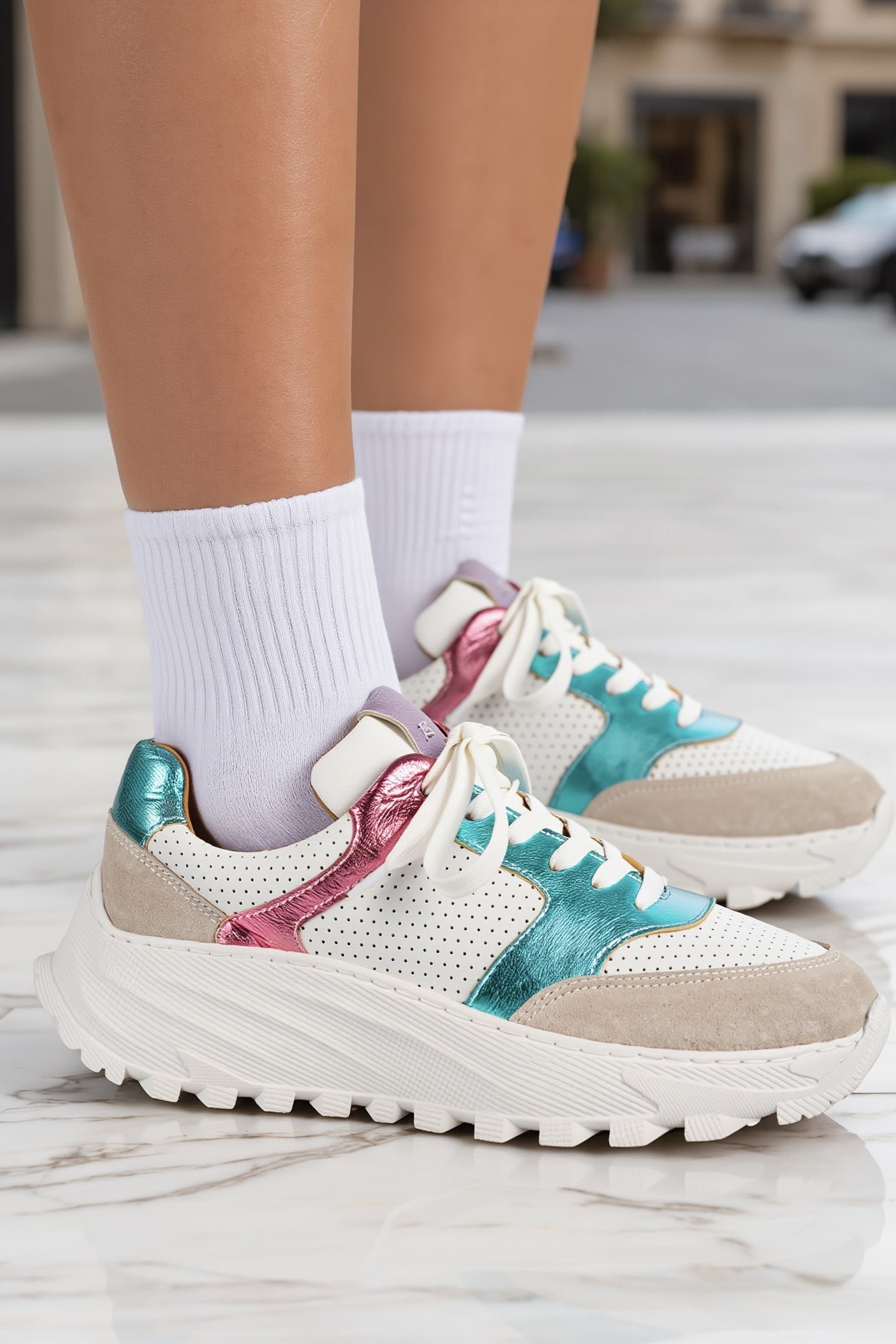 FAIRLIE AQUA / PINK 3