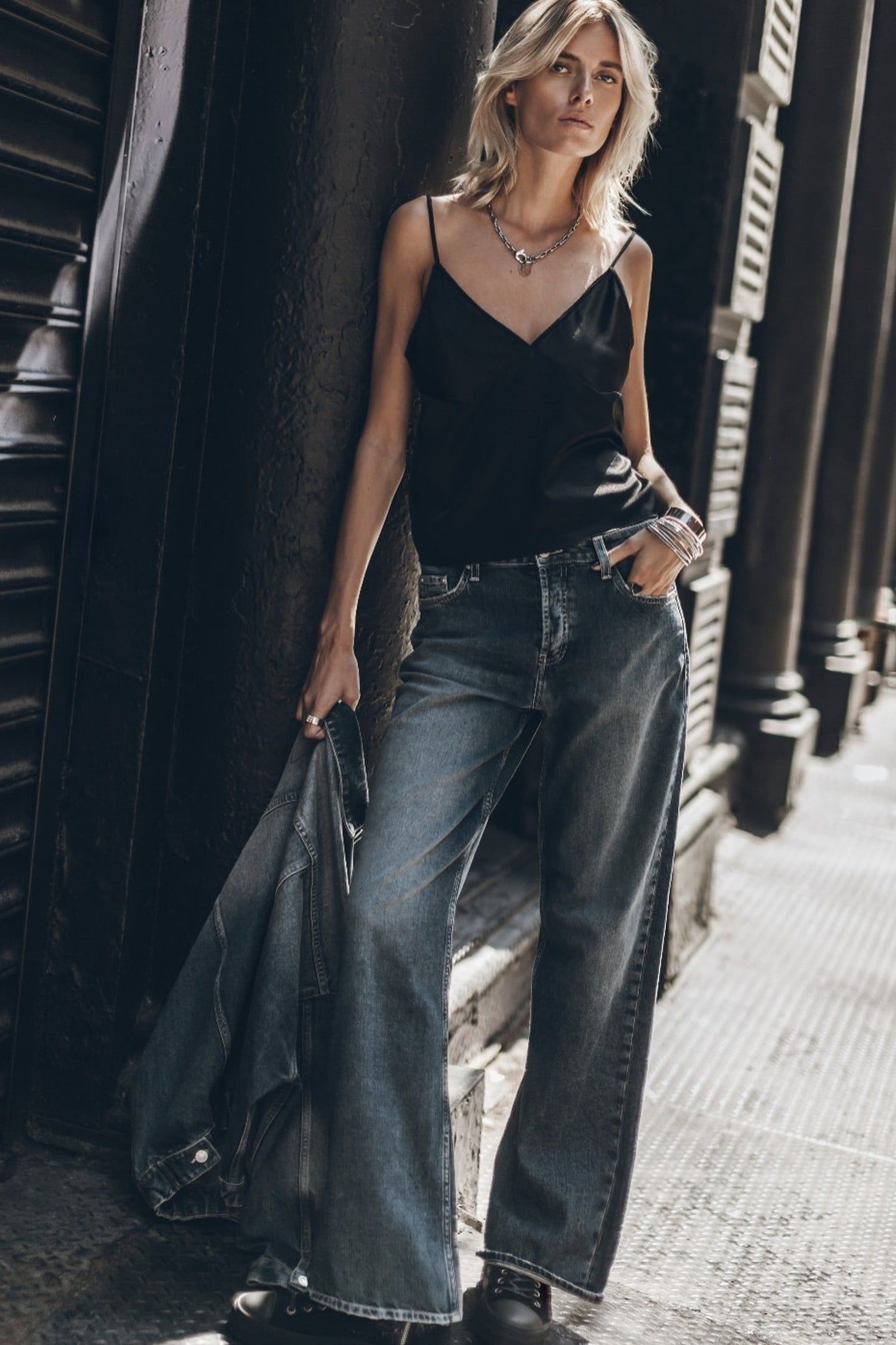 THE DARK BLUE LOOSE JEANS BLUE 1