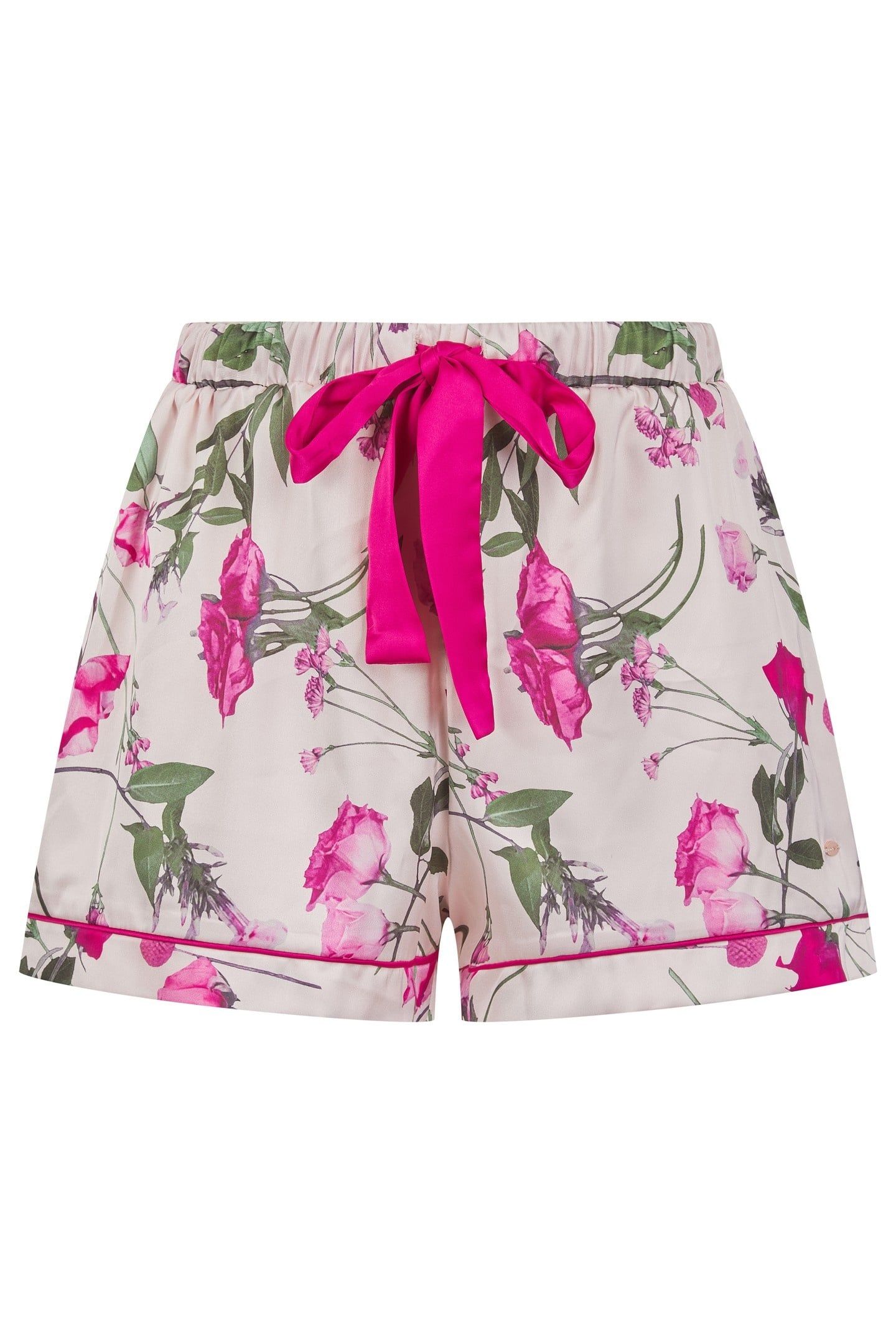 PENNY SHORT SATIN PJ LIGHT PINK DIGITAL PRINT 4