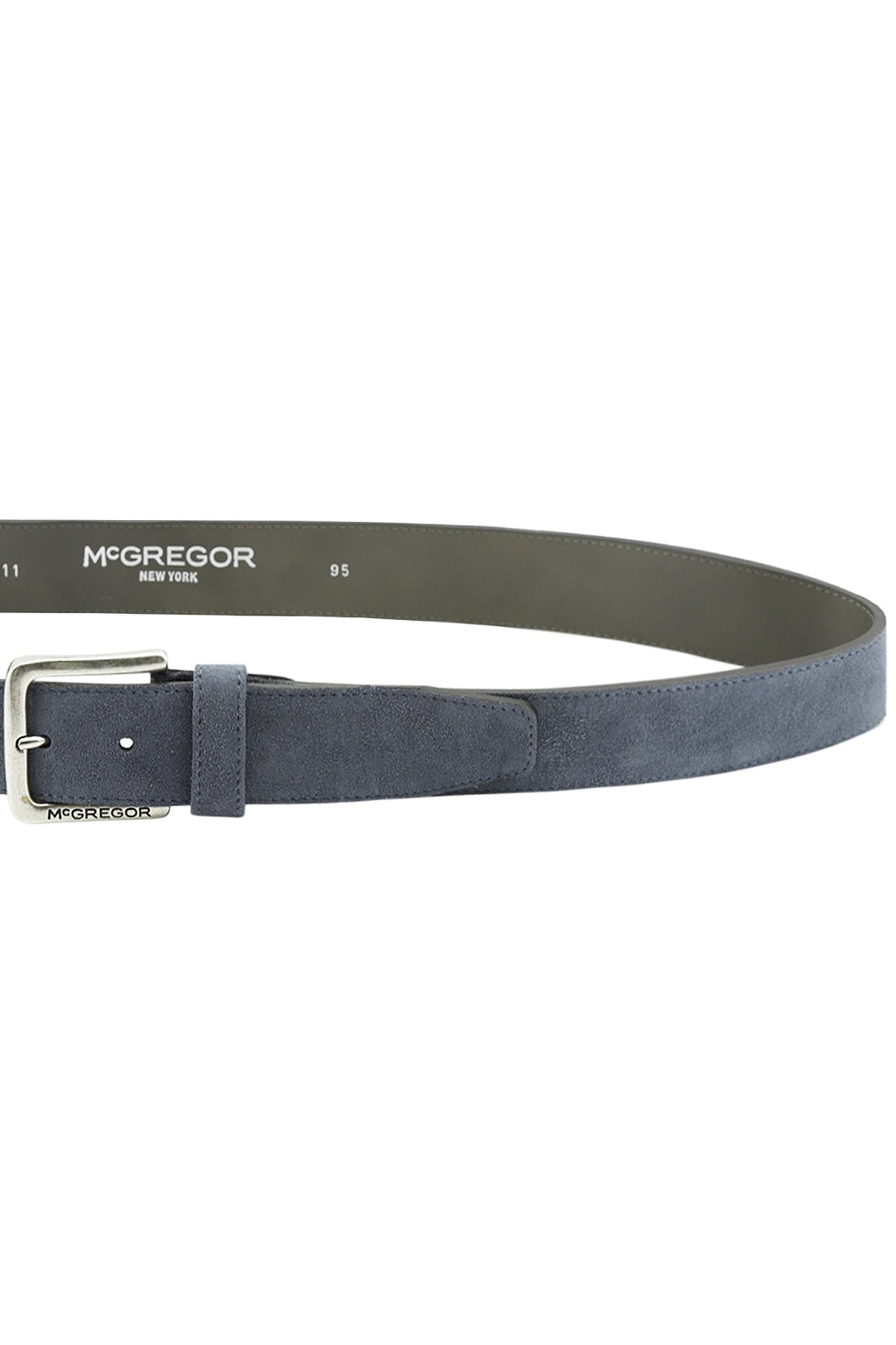 SUEDE BELT VINTAGE BLUE 2