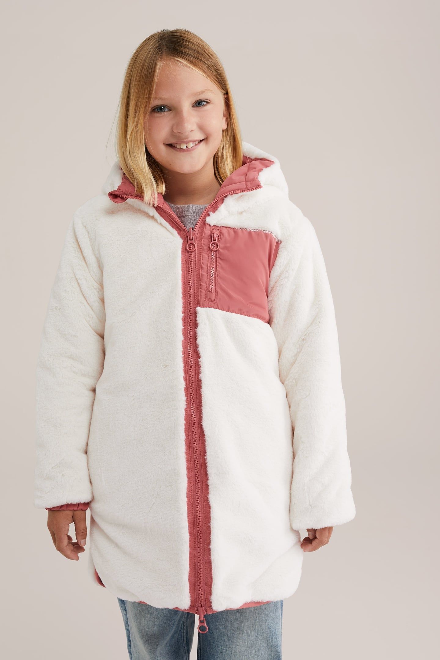 JACKET REVERSIBLE PARKA PINK 2