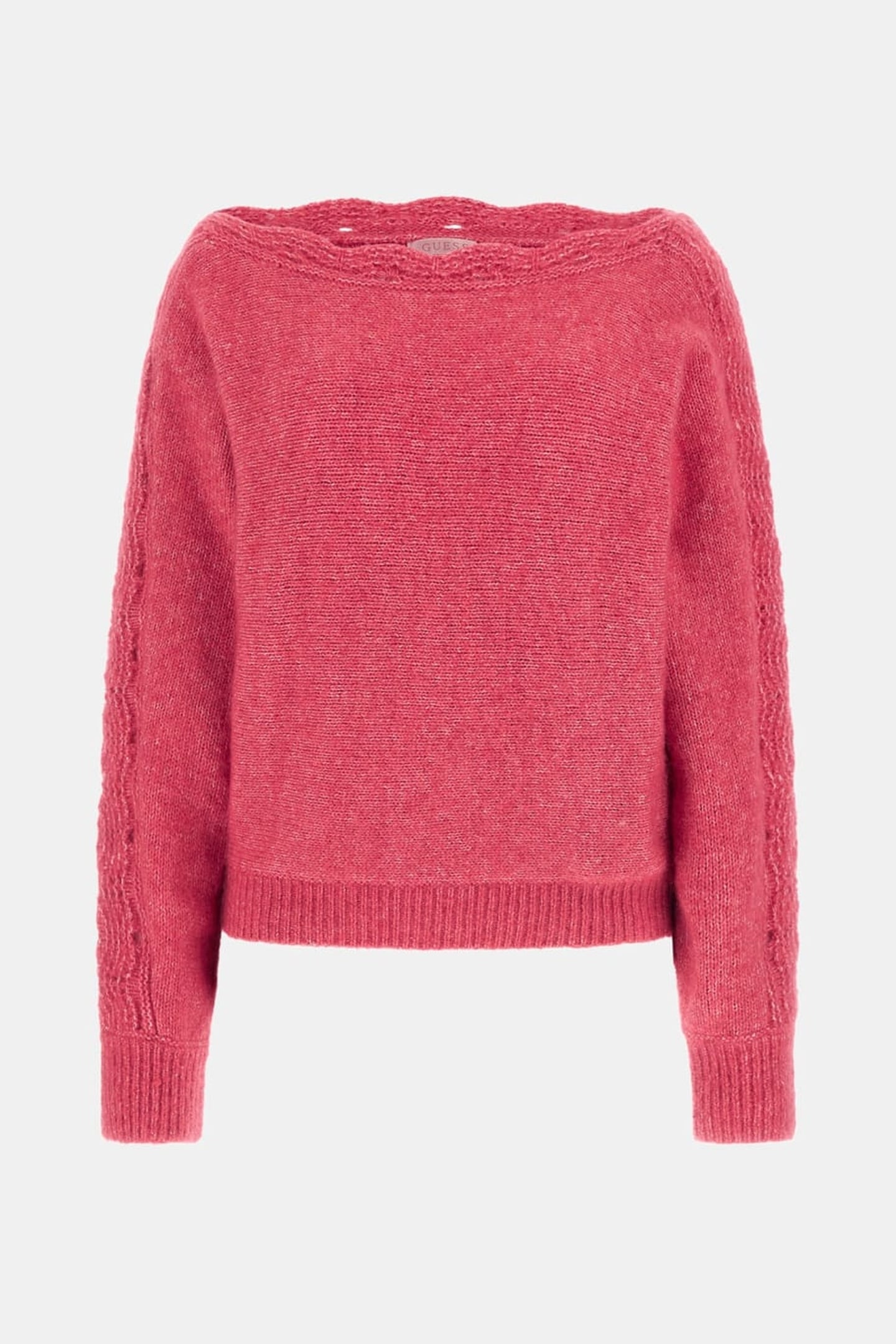 GUESS ECO LS BN MALORIE DOLMAN SPRING CORAL 4