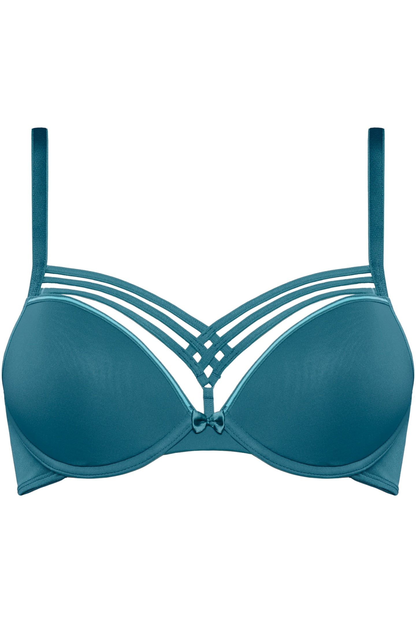 DAME DE PARIS BRAPUSH UPWIRED PADDED BLUE 3