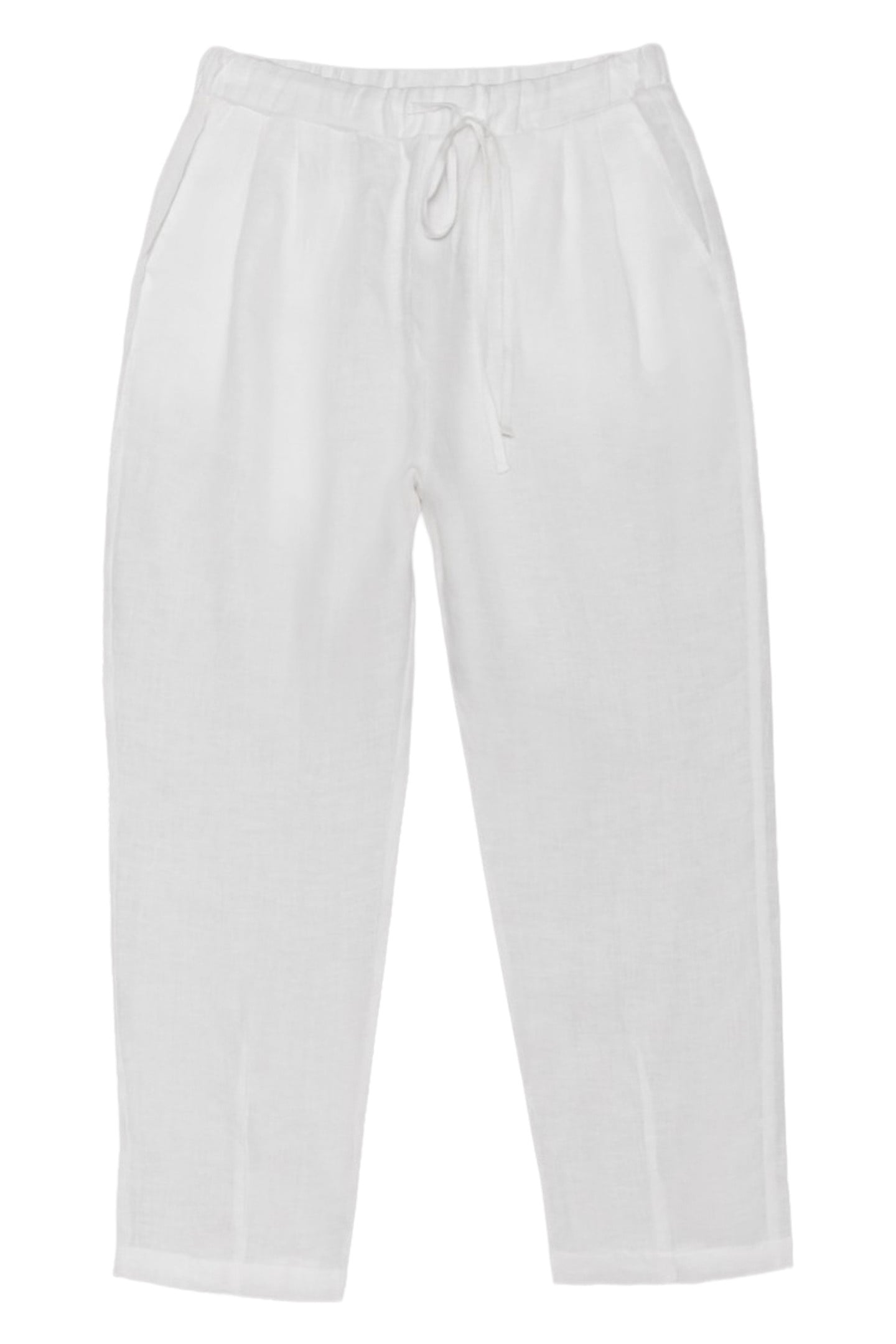 THE WHITE LINEN PANTS WHITE 1