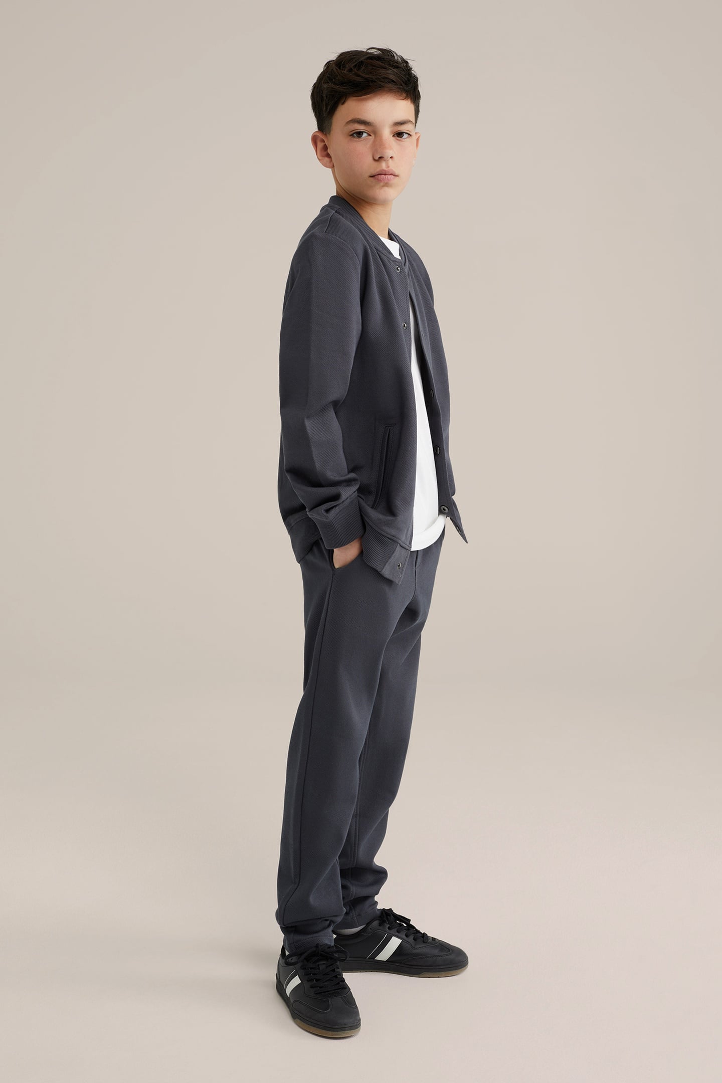 JOGGING PANTS GREYISH BLUE 2