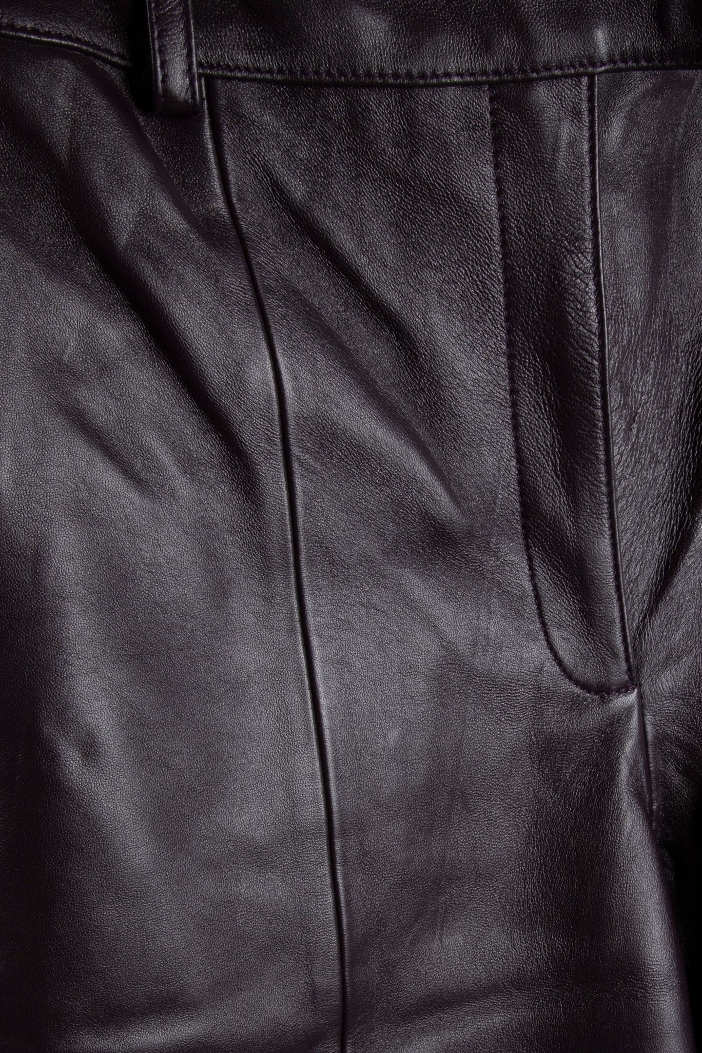 COOPER LEATHER TROUSERS PURPLE 5