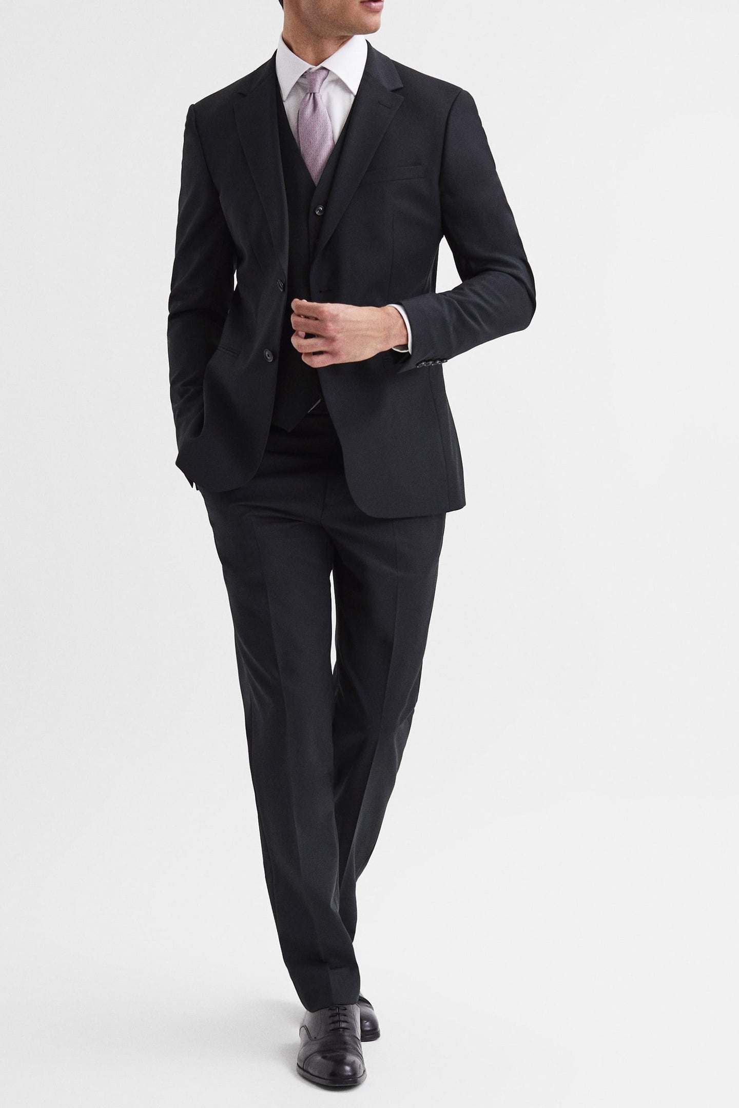 SB 2B NOTCH TRAVEL PLAIN WEAVE MODERN BLACK 1