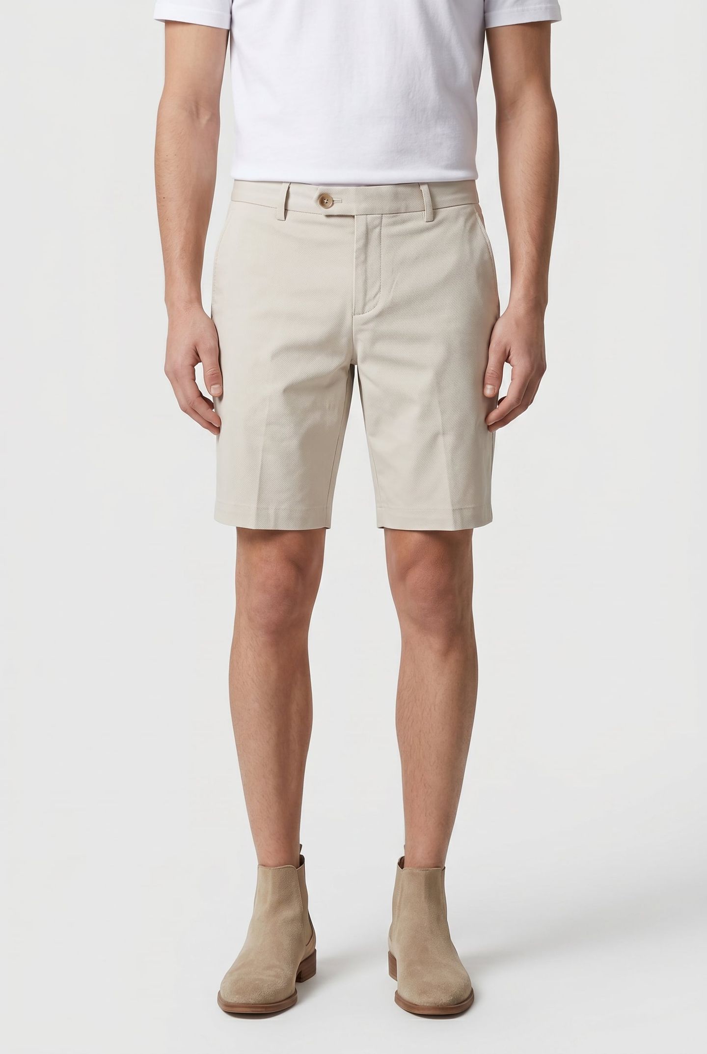 CASUAL CHINO SHORT CHALK 1