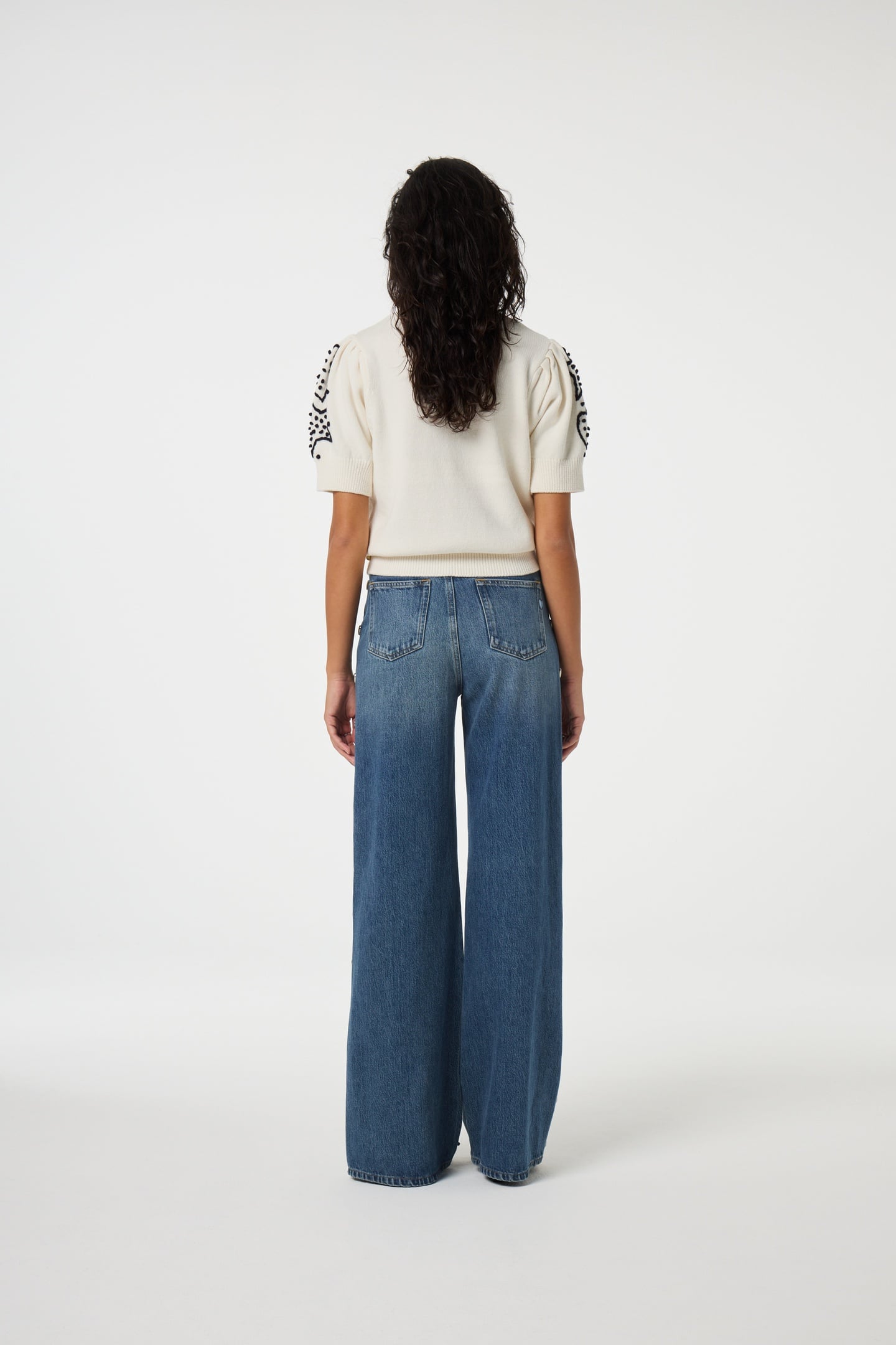 EDO SHORT SLEEVE PULLOVER COSY WHITE 2