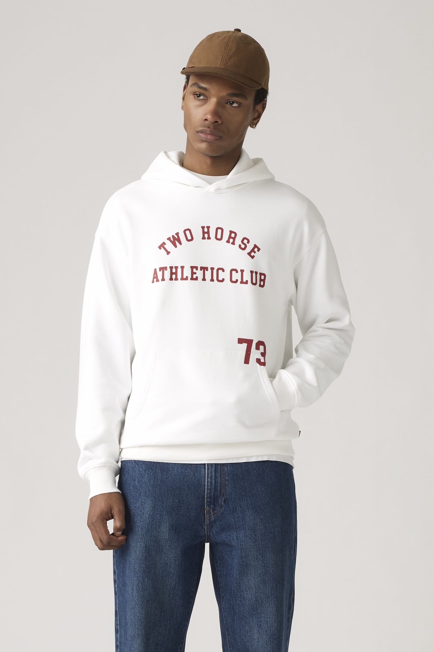 TWO HORSE CROPPED HOODIE 2