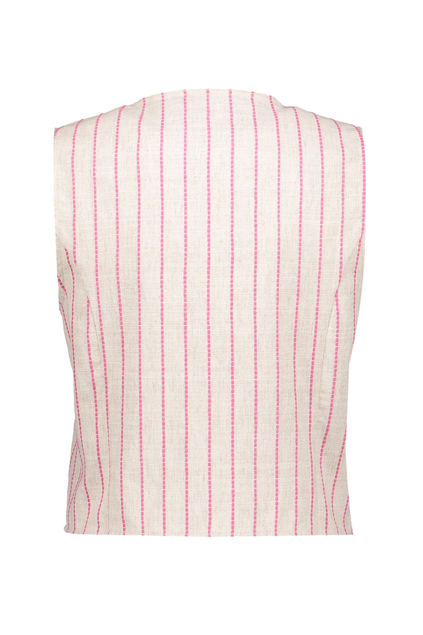 GILET SAND/PINK 2