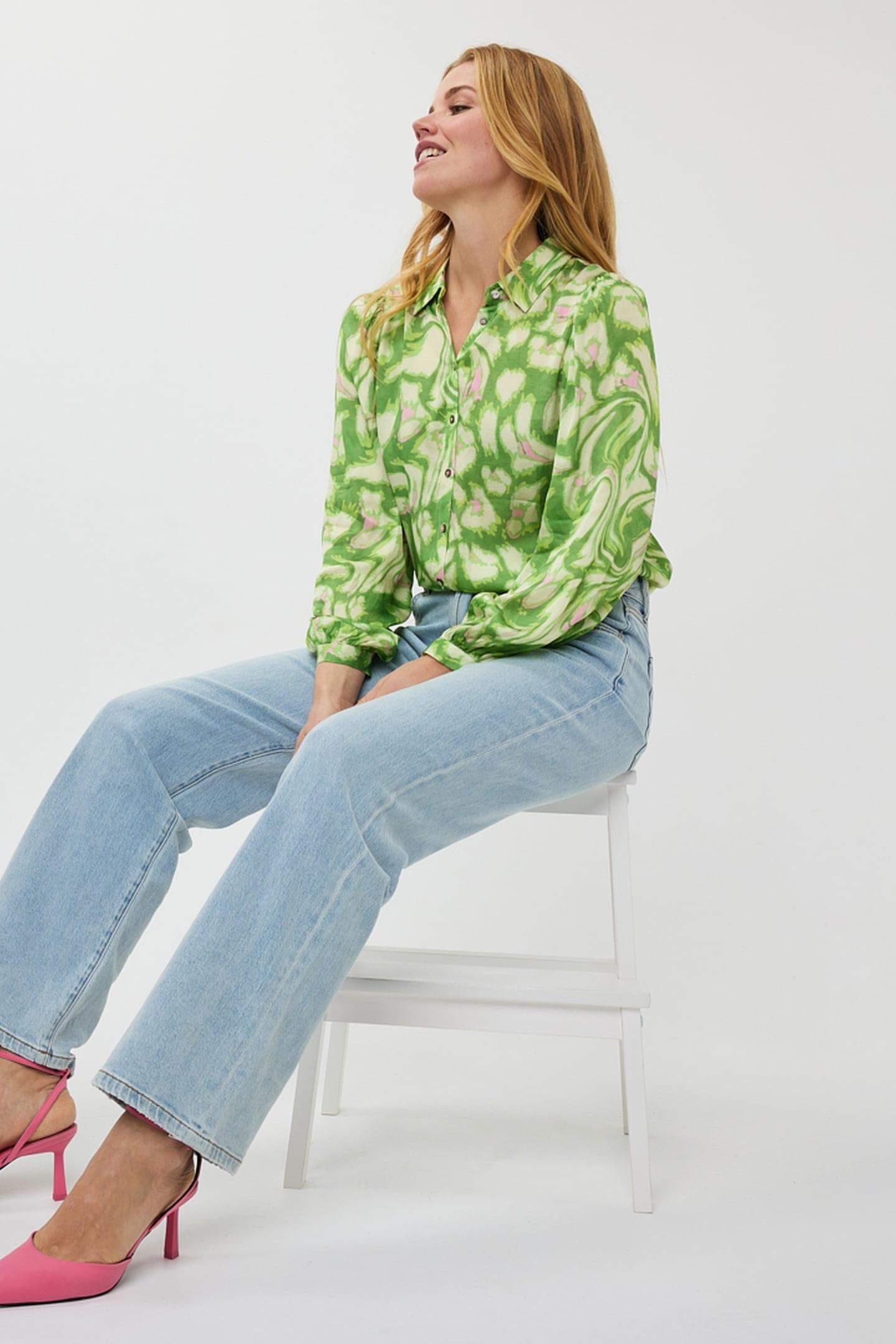 BLOUSE BASIC FLORAL TREASURE PRINT 3