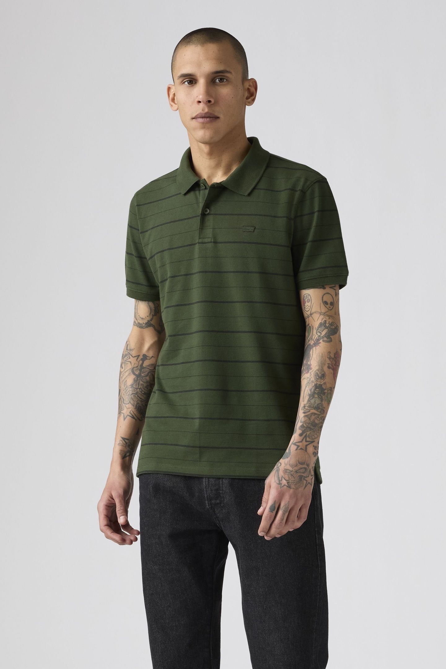 SLIM HOUSEMARK POLO LANDON STRIPE DUFFEL 2