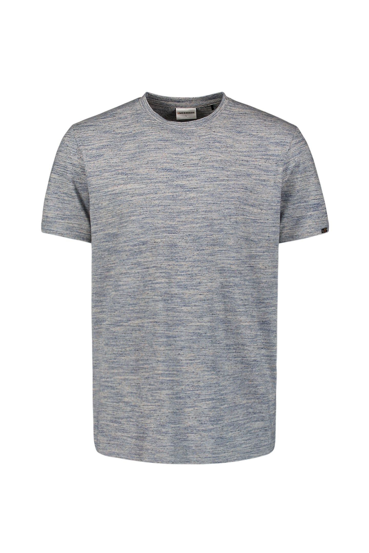 T-SHIRT CREWNECK MULTI COLOURED MELANGE DEEP BLUE 5