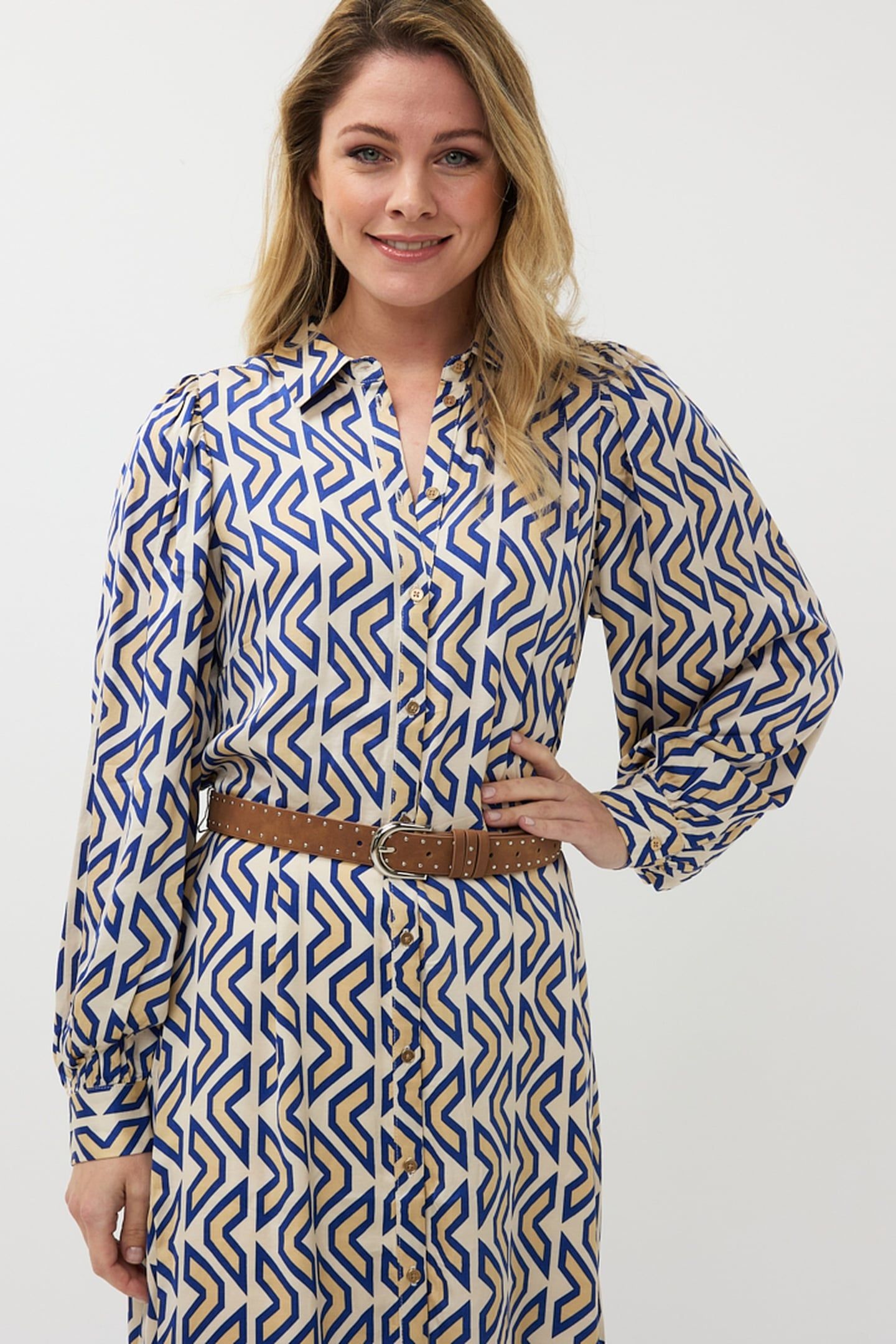 DRESS LONG UTOPIA GRAPHIC PRINT 2