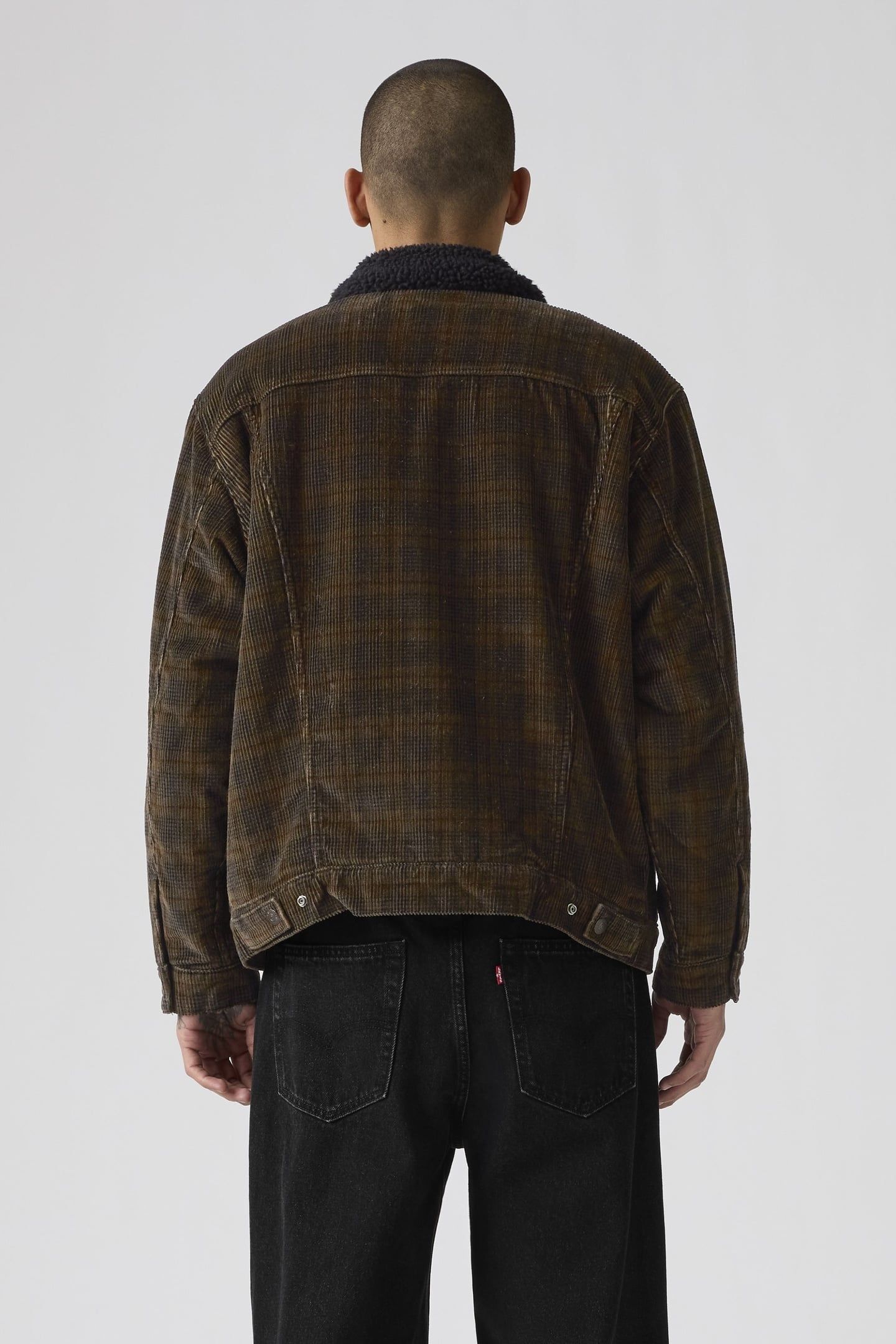 RELAXED FIT SHERPA TRUCKER JACKET 3