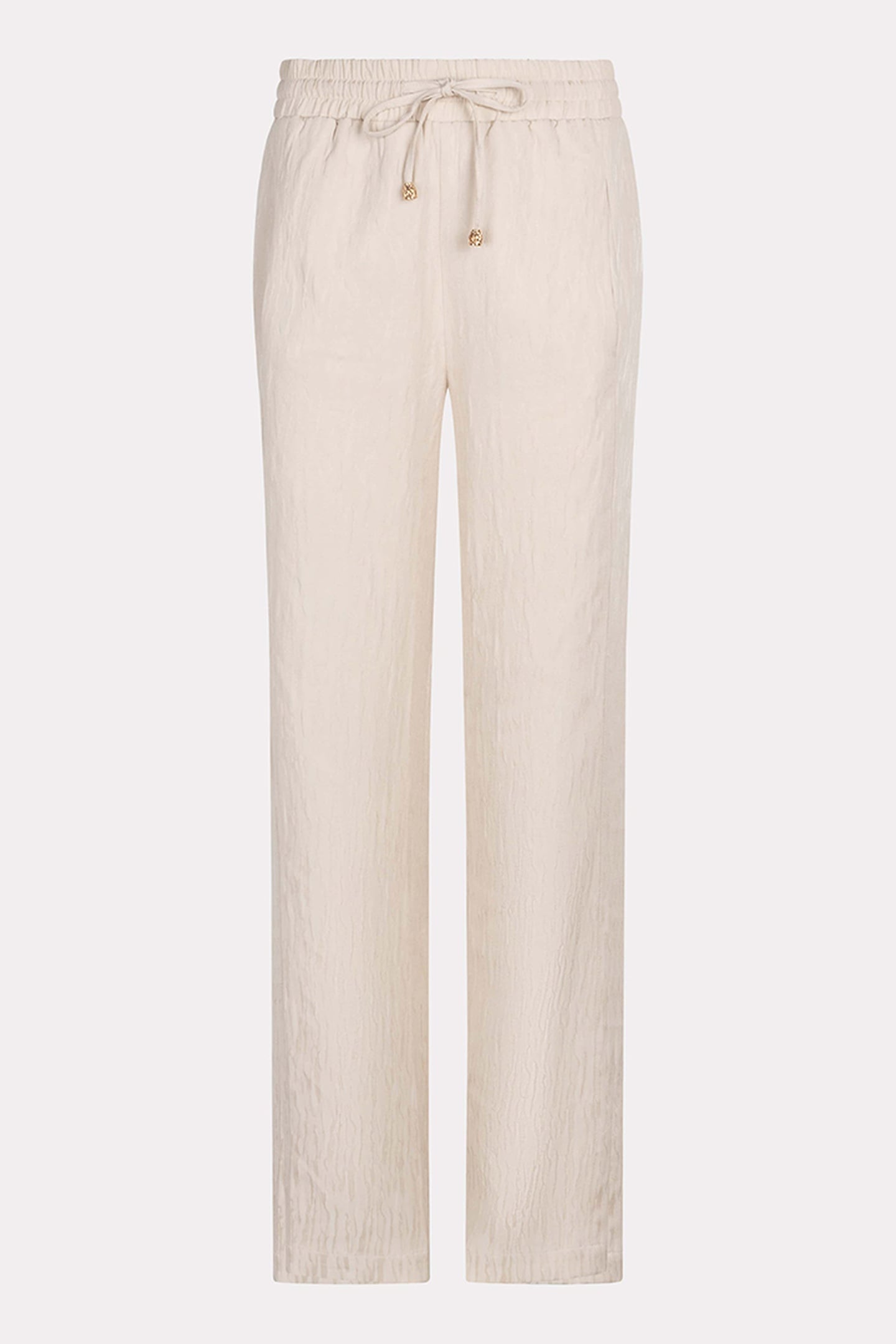 TROUSERS WIDE JACQUARD SAND 5