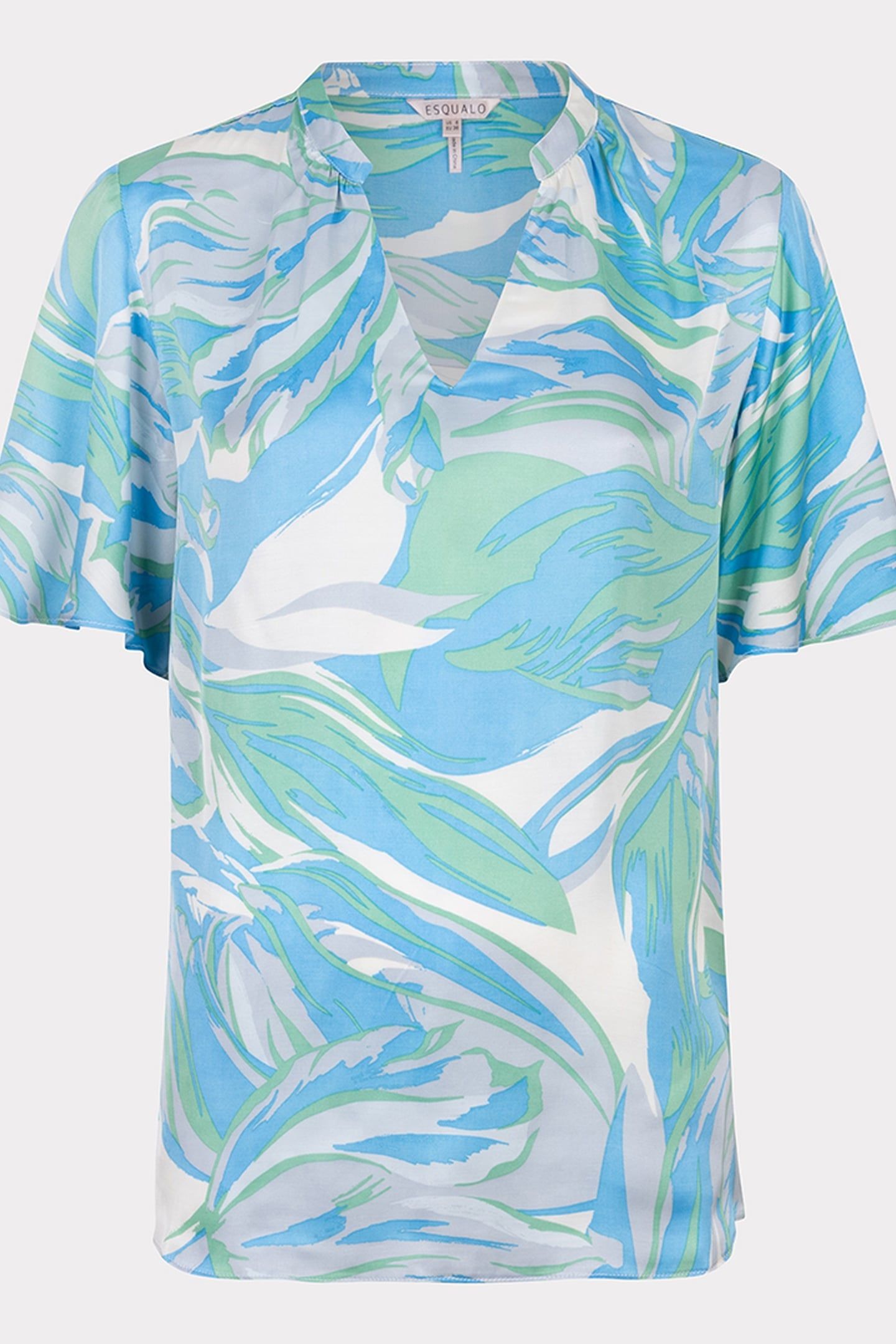 BLOUSE ELECTRIC WAVES PRINT 3