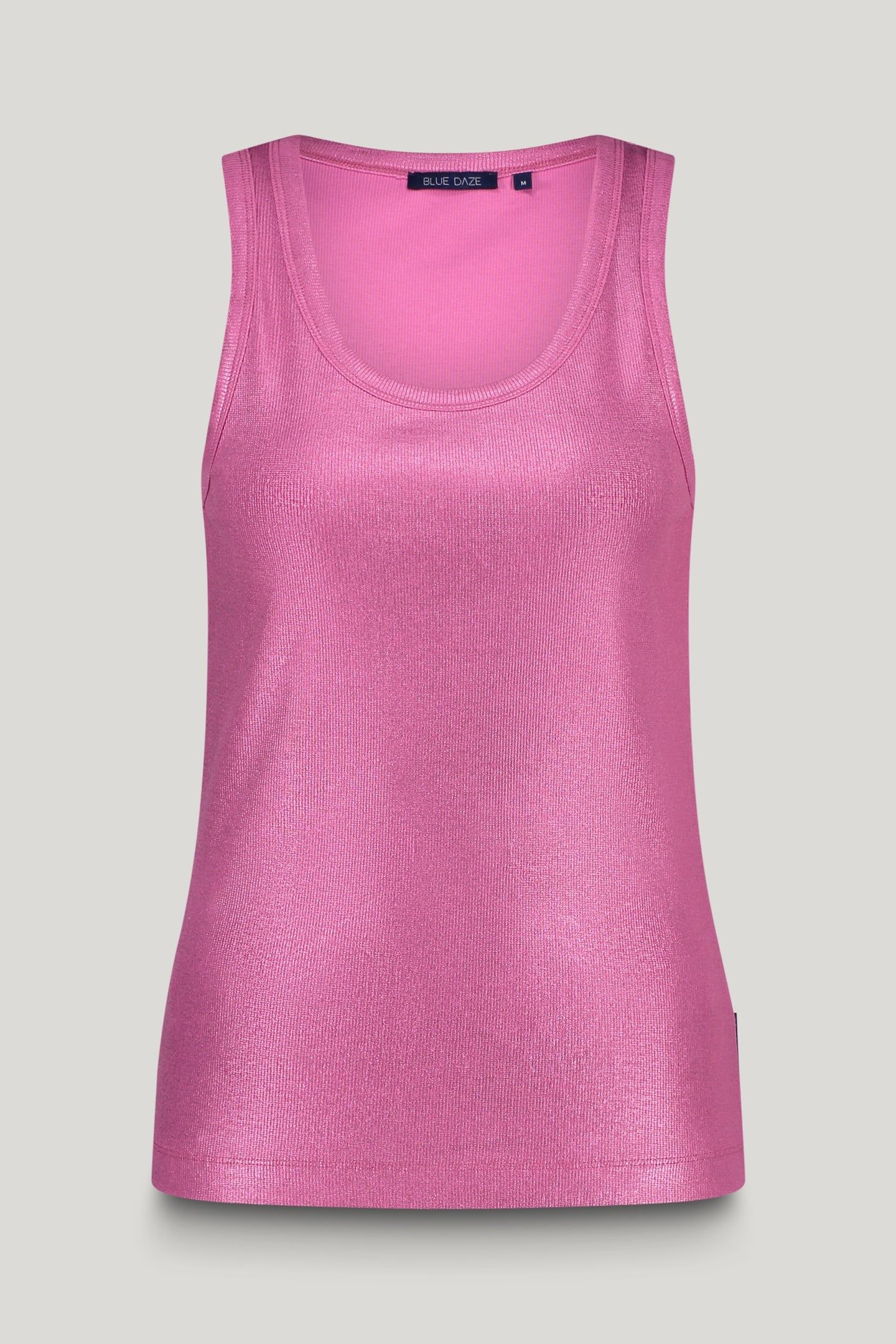 RIB TANKTOP COTTON RIB CYCLAAM 3