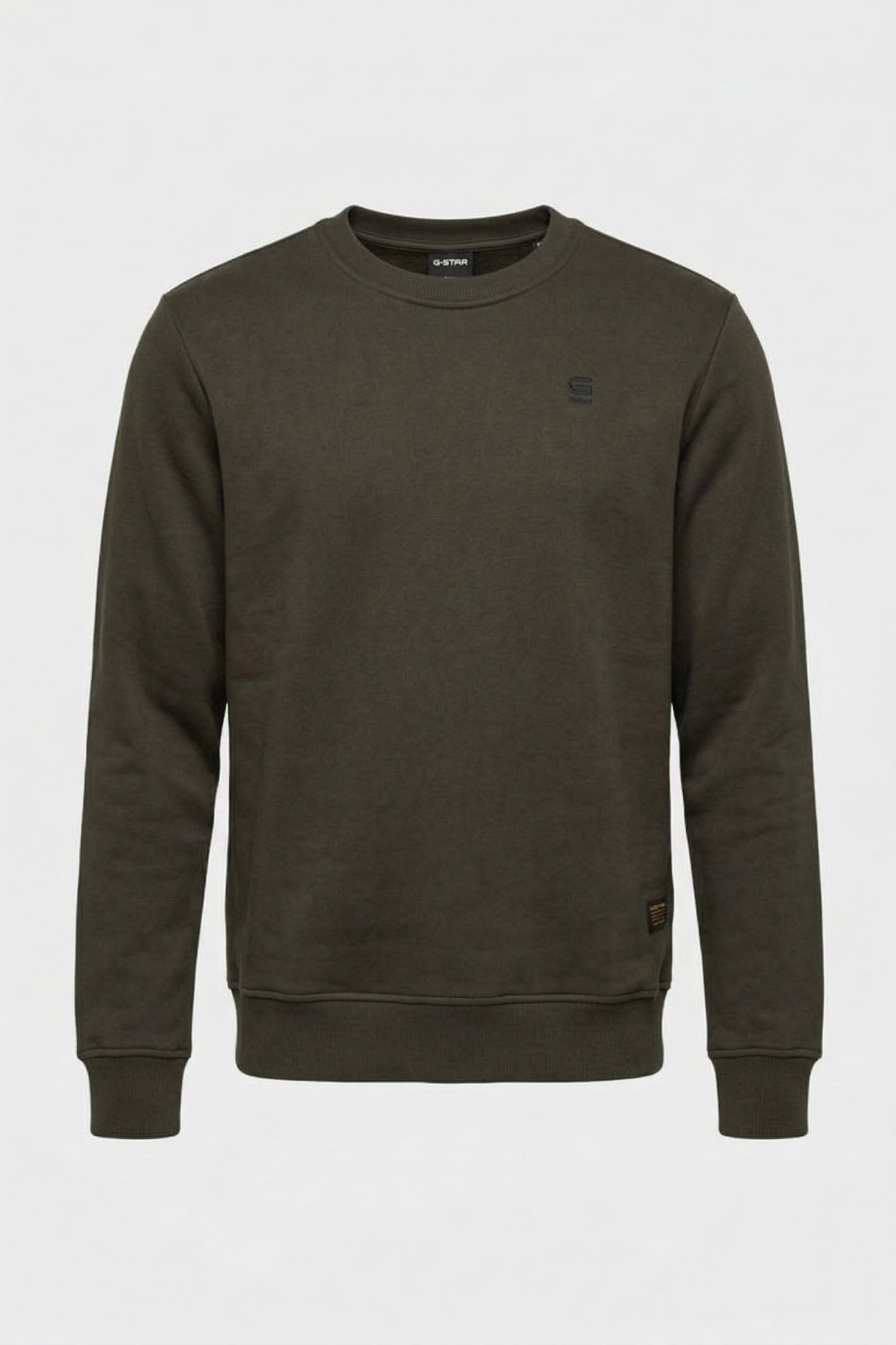 CREW SLIM SWEAT L/S ASFALT 3