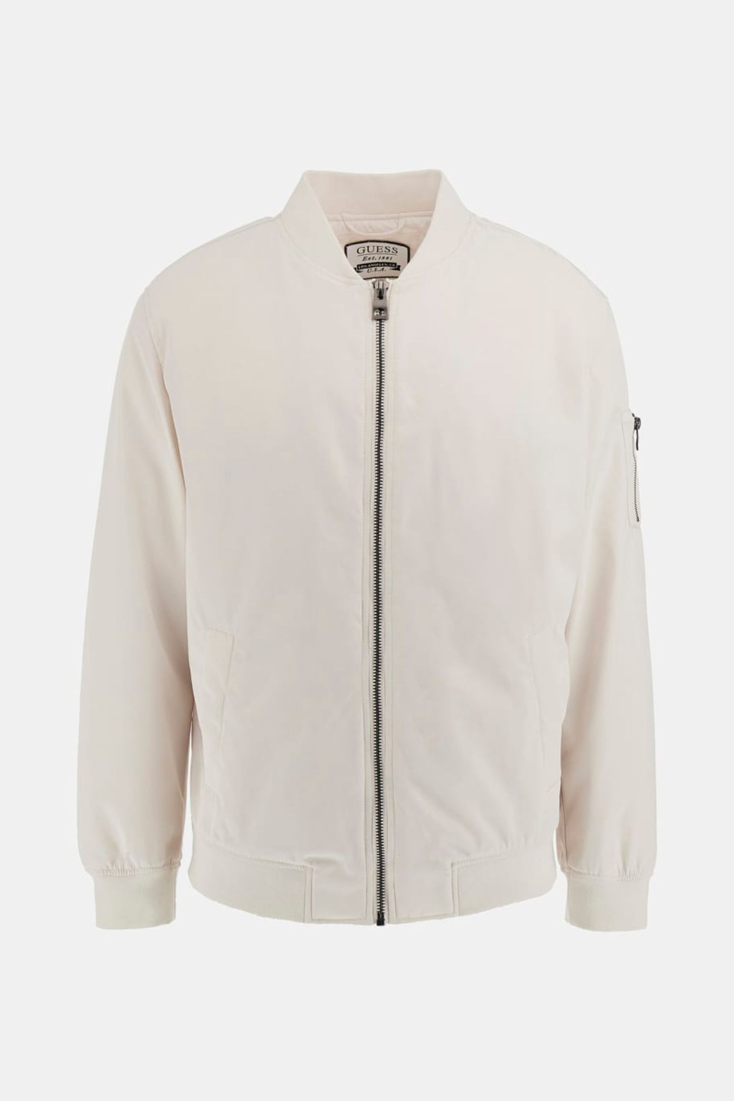 GUESS ECO SATIN BOMBER MUTED STONE 2