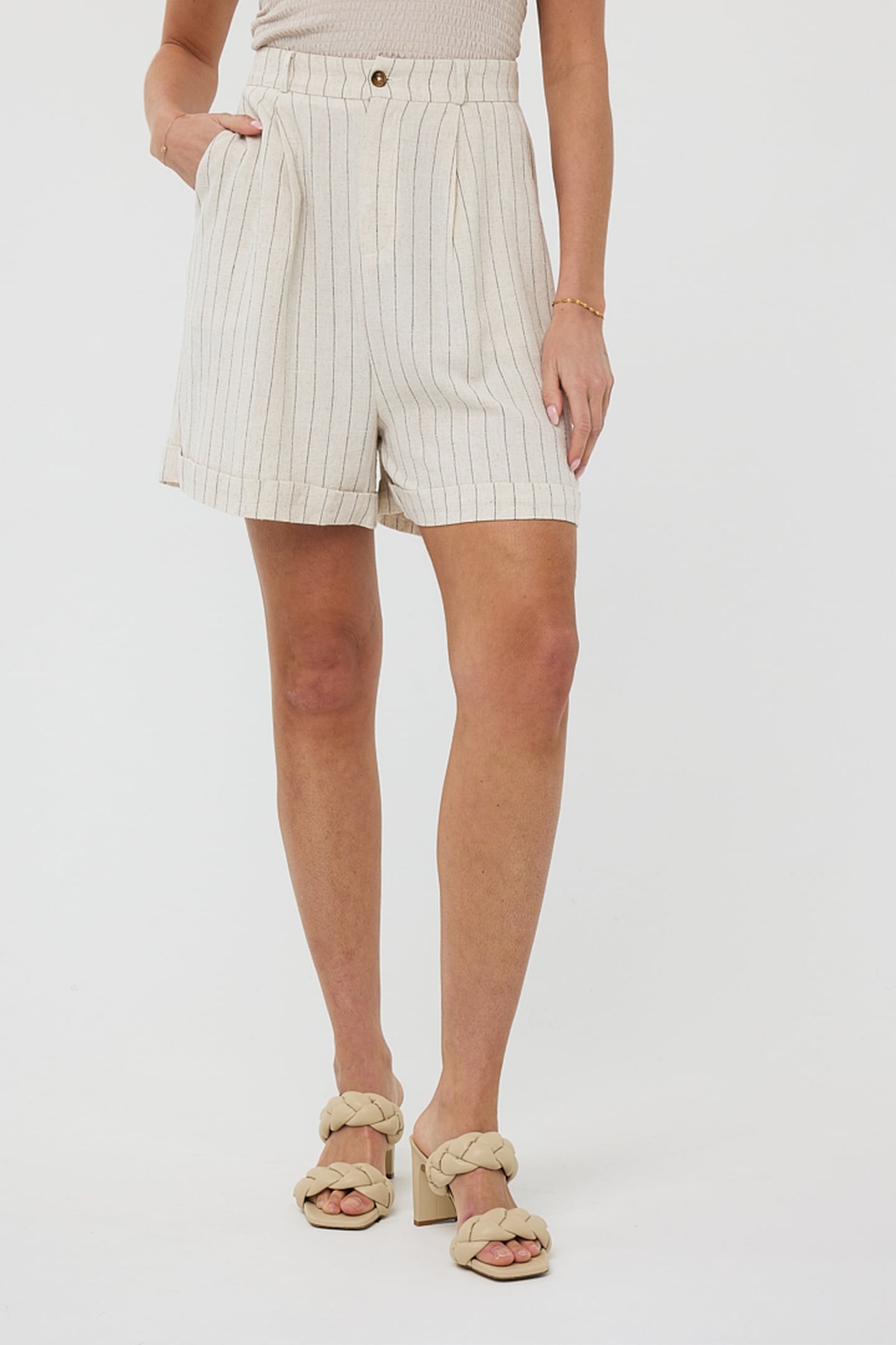 TOP SMOCK BANDEAU SAND 2