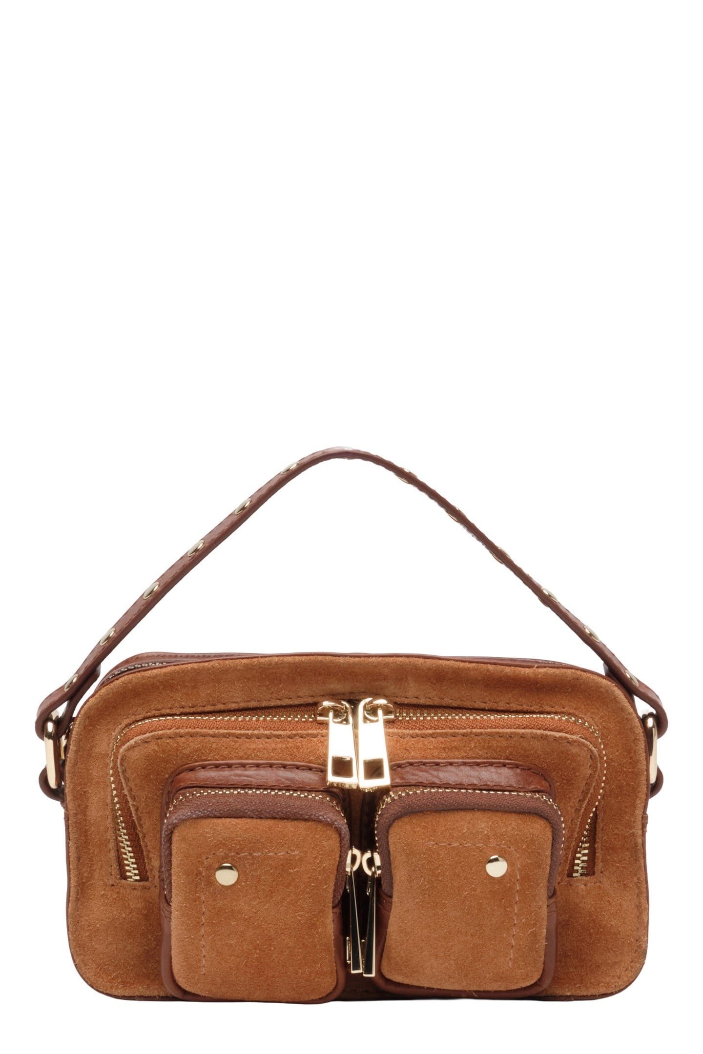 HELENA SUEDE TOFFEE W. GOLD 1