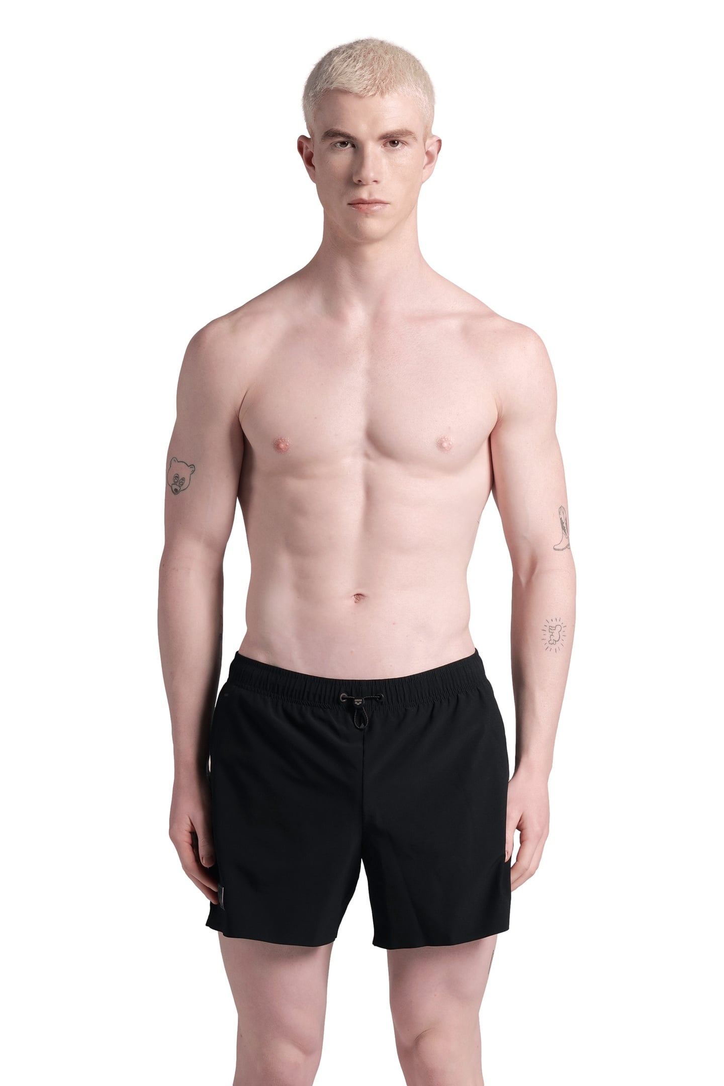 EVO BEACH SHORT SOLID BLACK 2