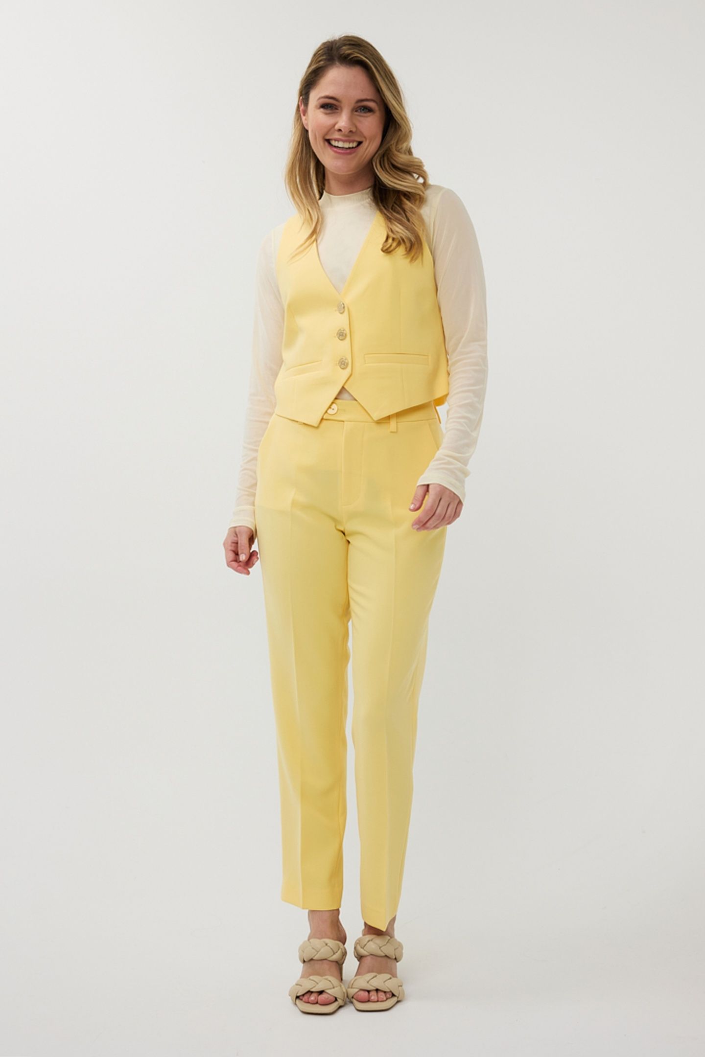 GILET SHORT CITY YELLOW 3