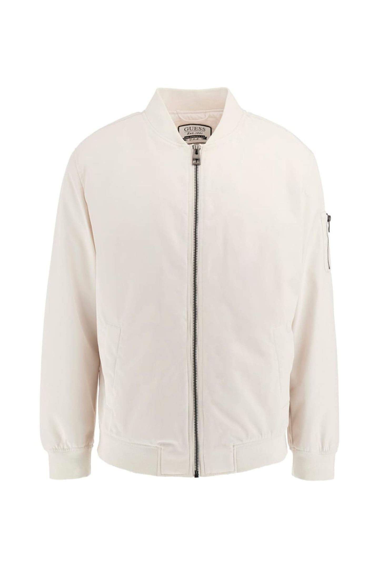 GUESS ECO SATIN BOMBER MUTED STONE 1