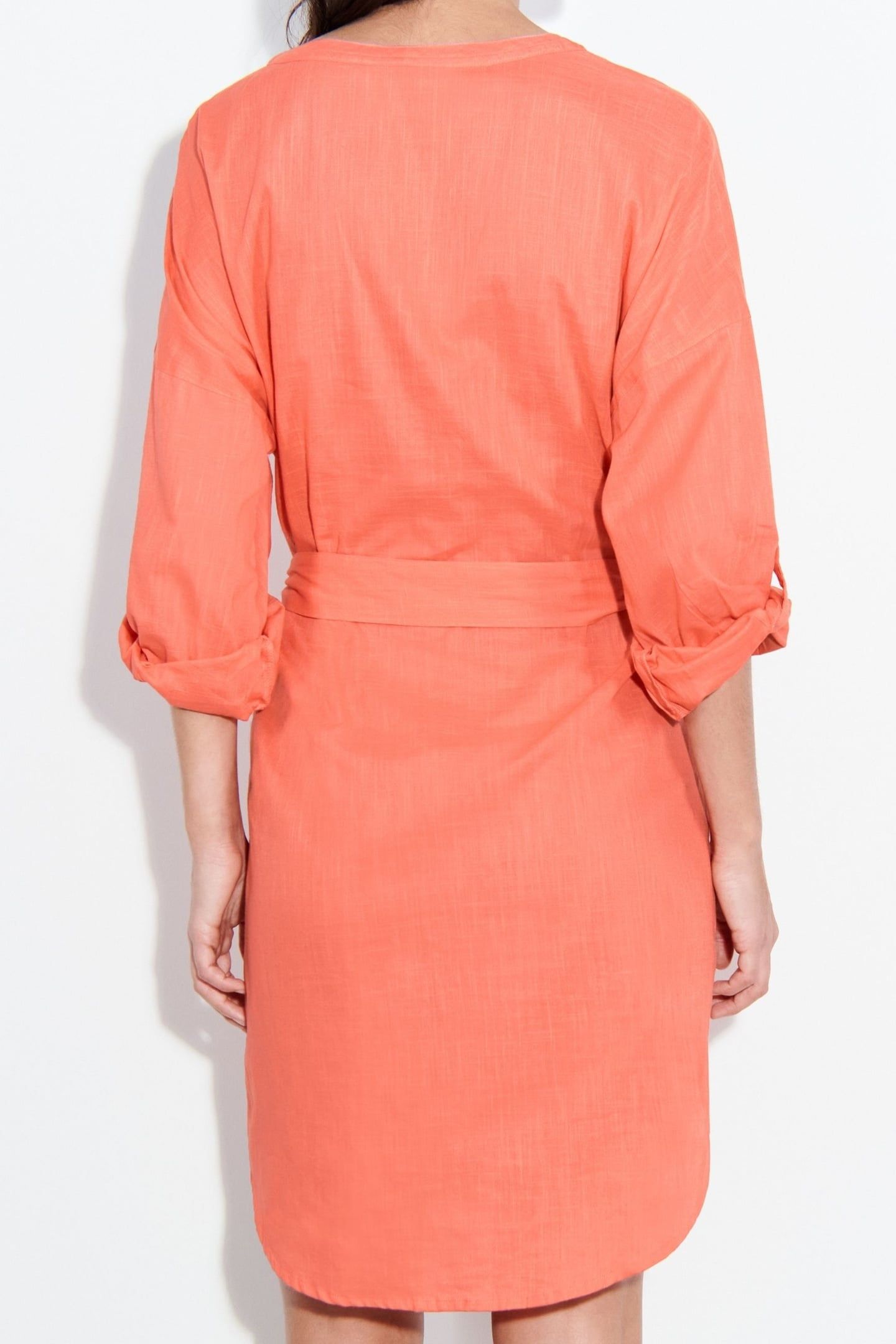 BW 1P SHORT DRESS PINK CORAL 2