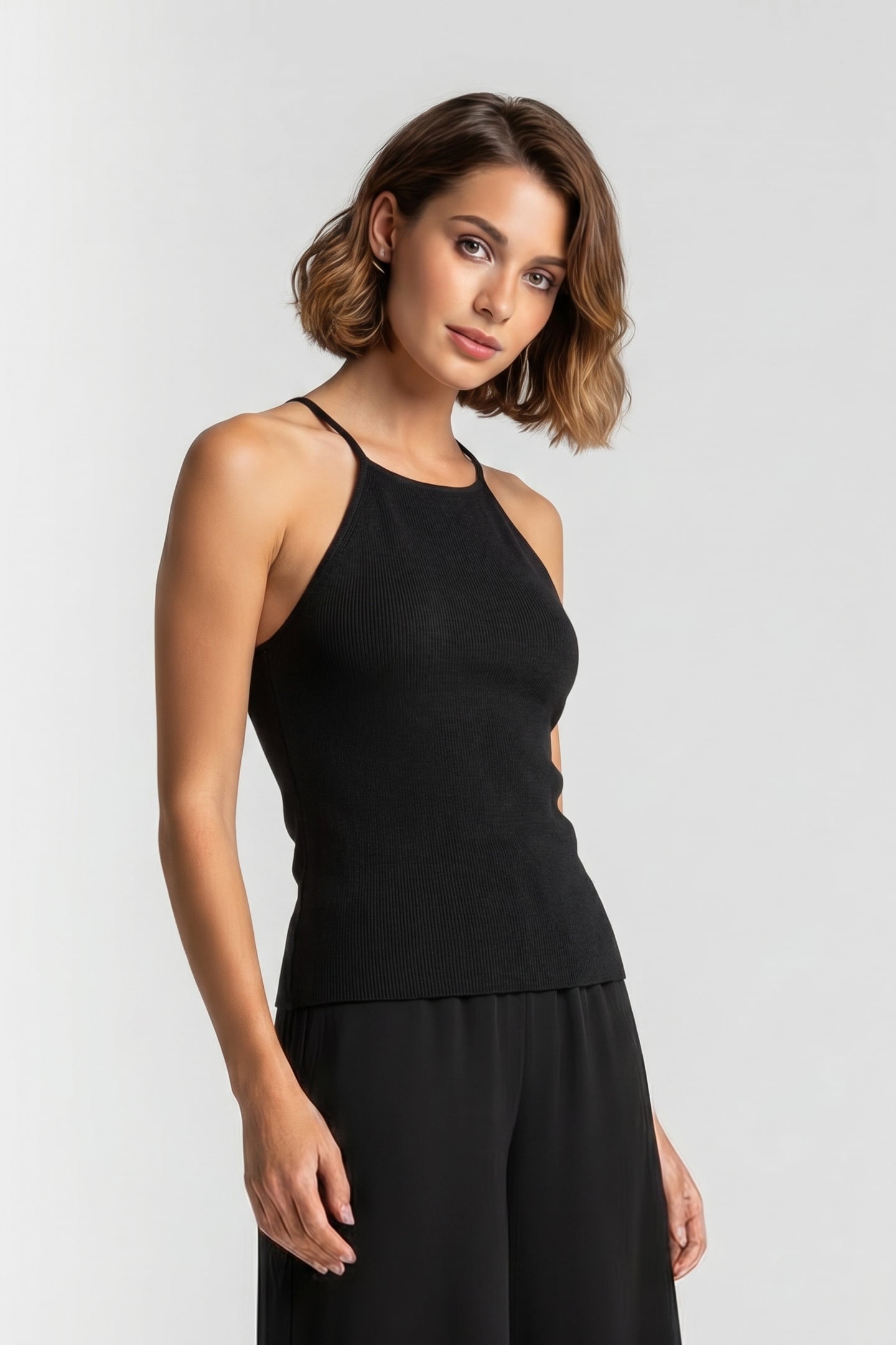 ADRIEN TANK TOP BLACK 1