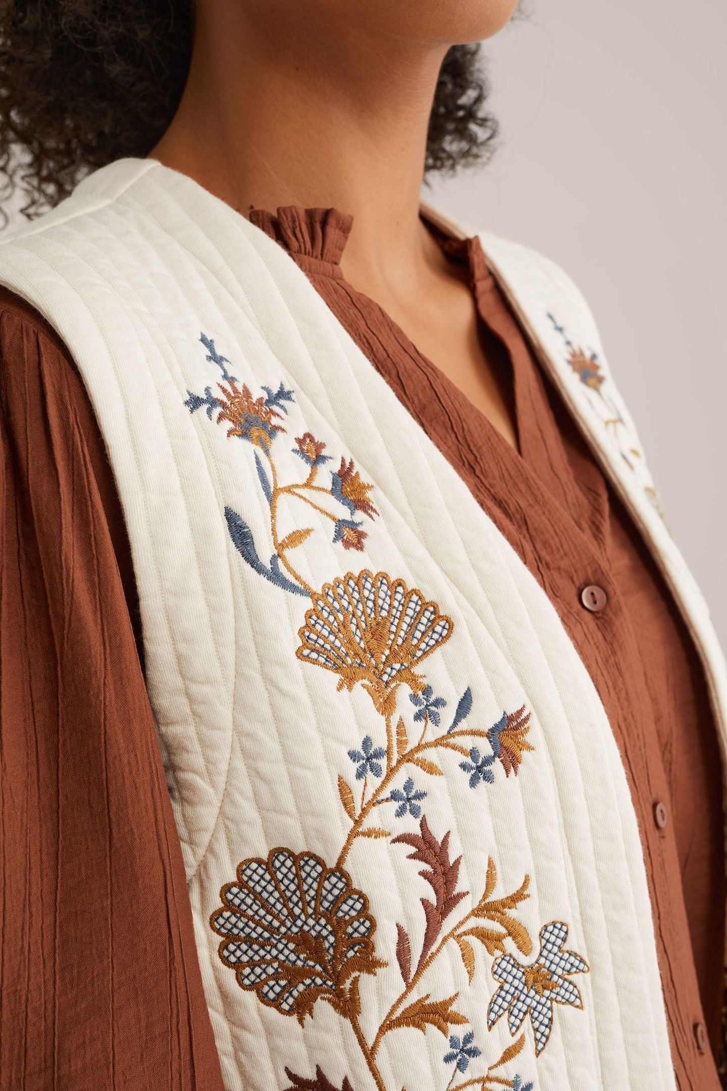 GILET ECRU 5