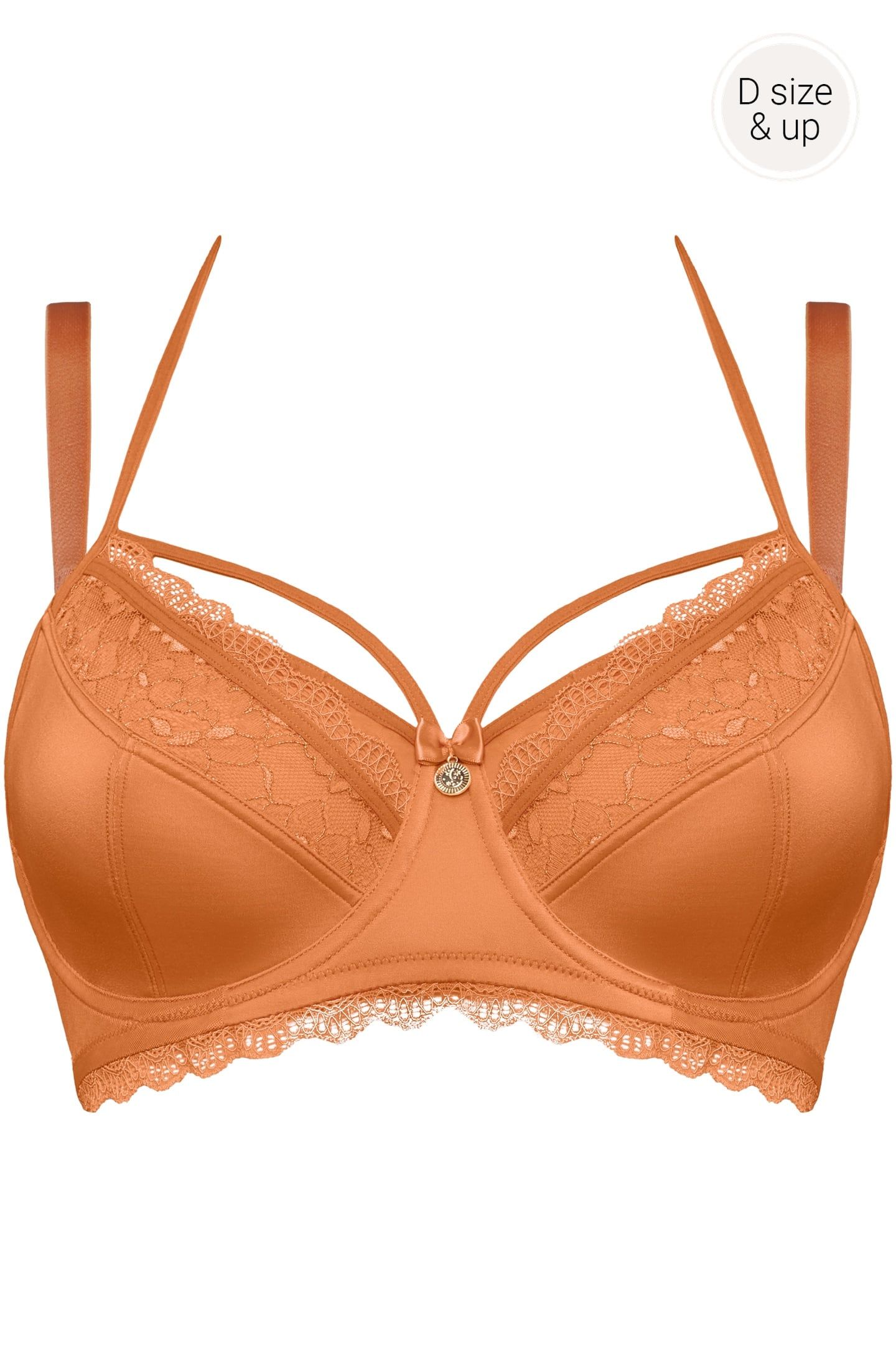 CARITA BRABALCONYWIRED UNPADDED ORANGE 3