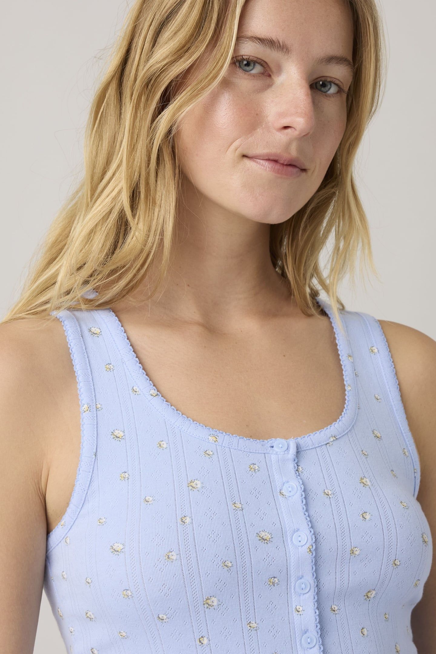 DRY GOODS POINTELLE TANK TOP 5