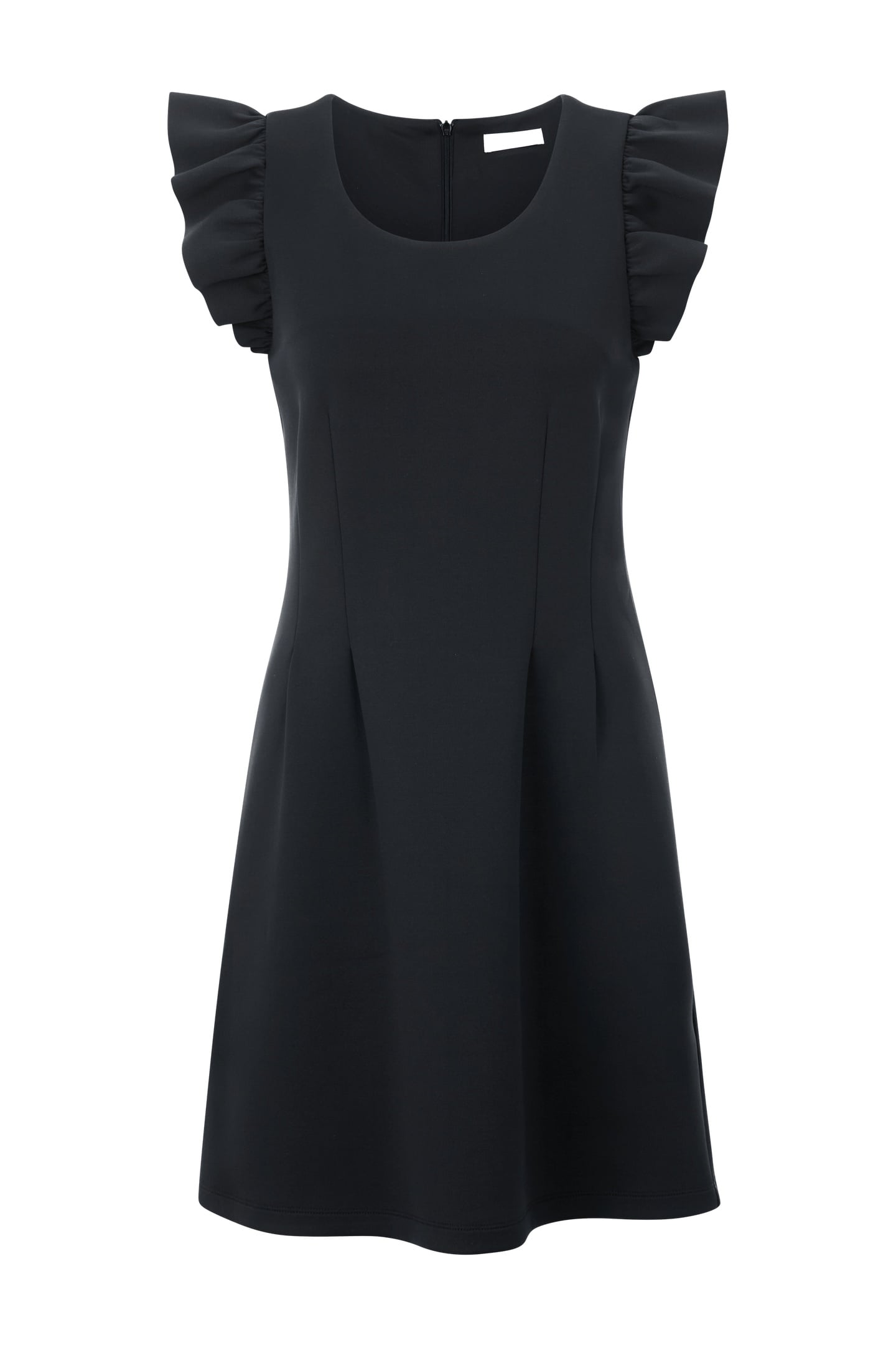 SCUBA MINIDRESS BLACK 4