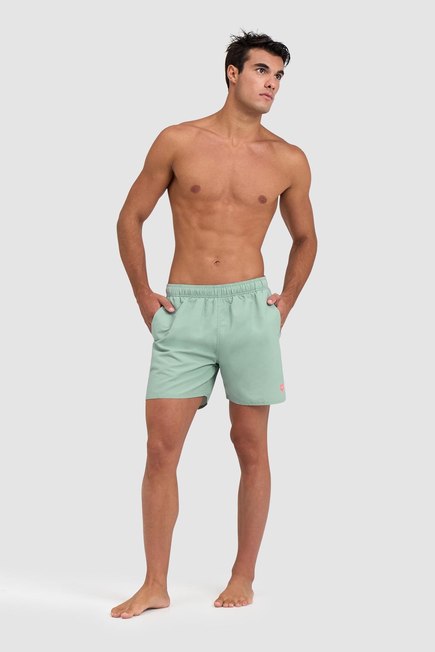 FUNDAMENTALS BOXER R JADE-FLUO RED 1