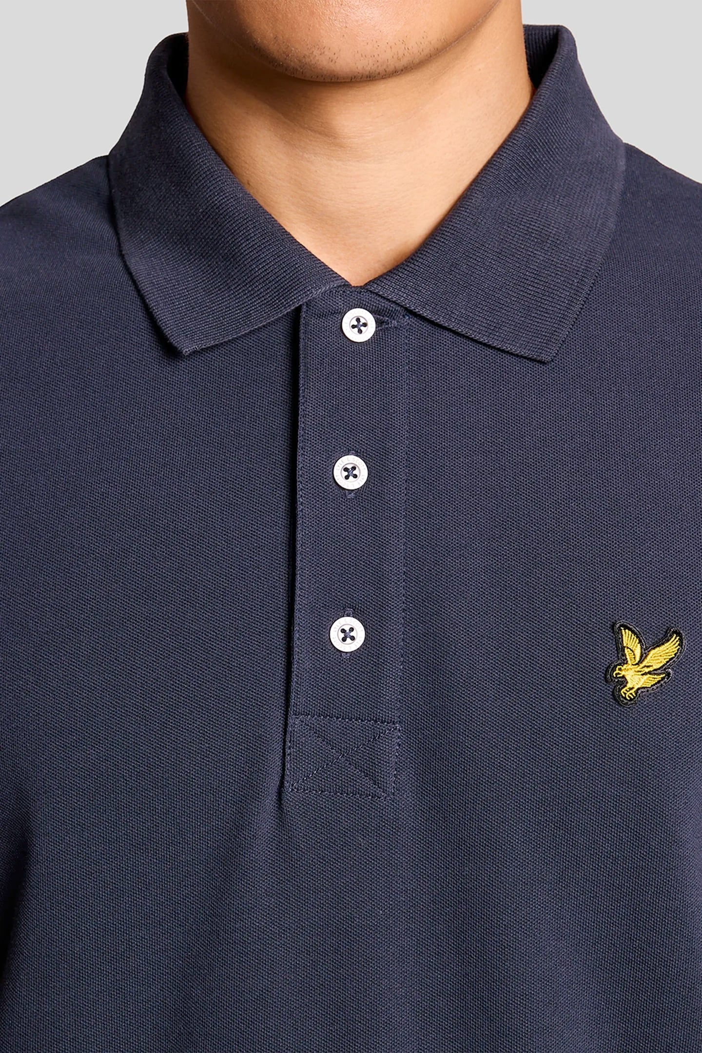 PLAIN POLO SHIRT GRAYSTONE 4