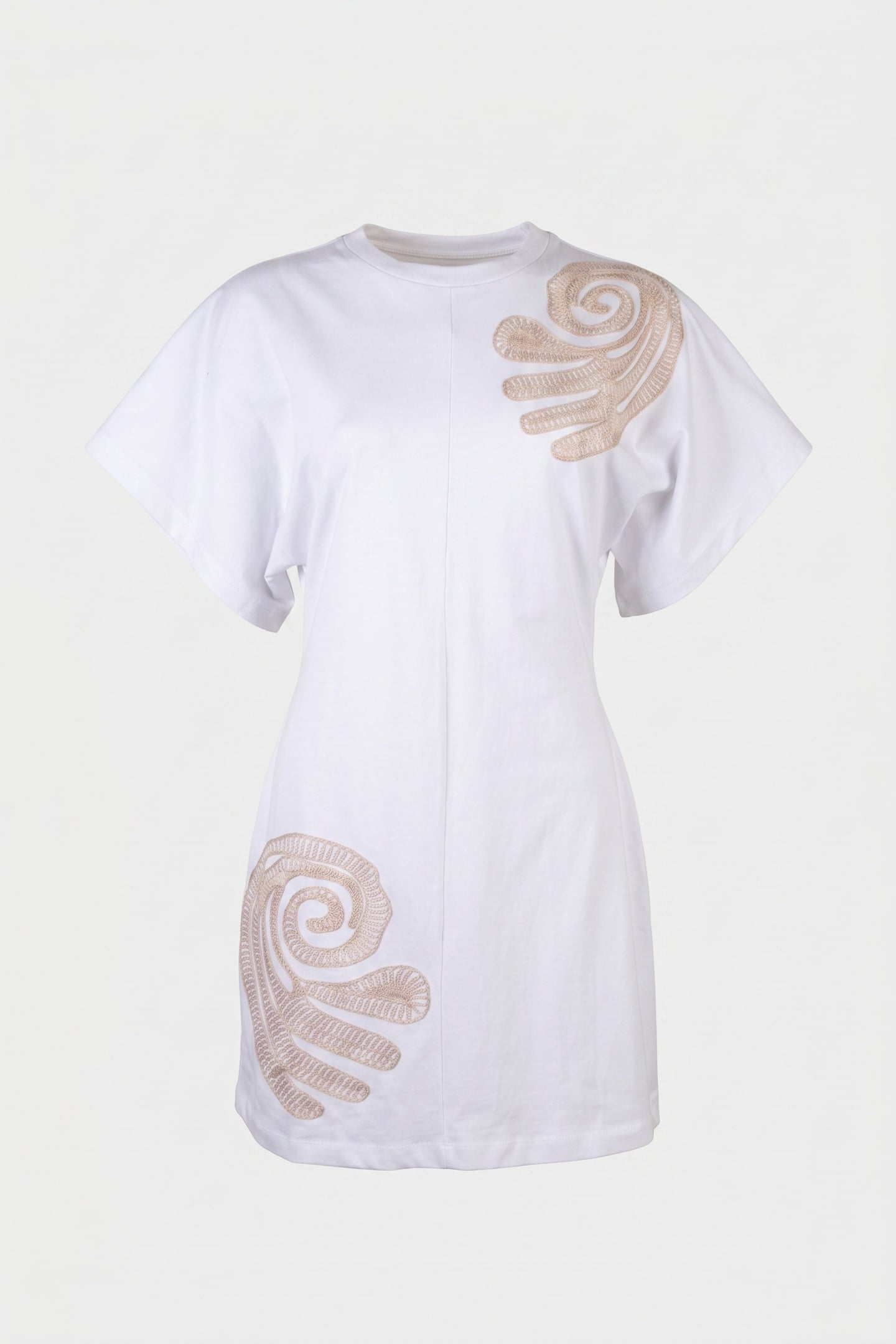 FELCIA EMBROIDERY DRESS WHITE 4