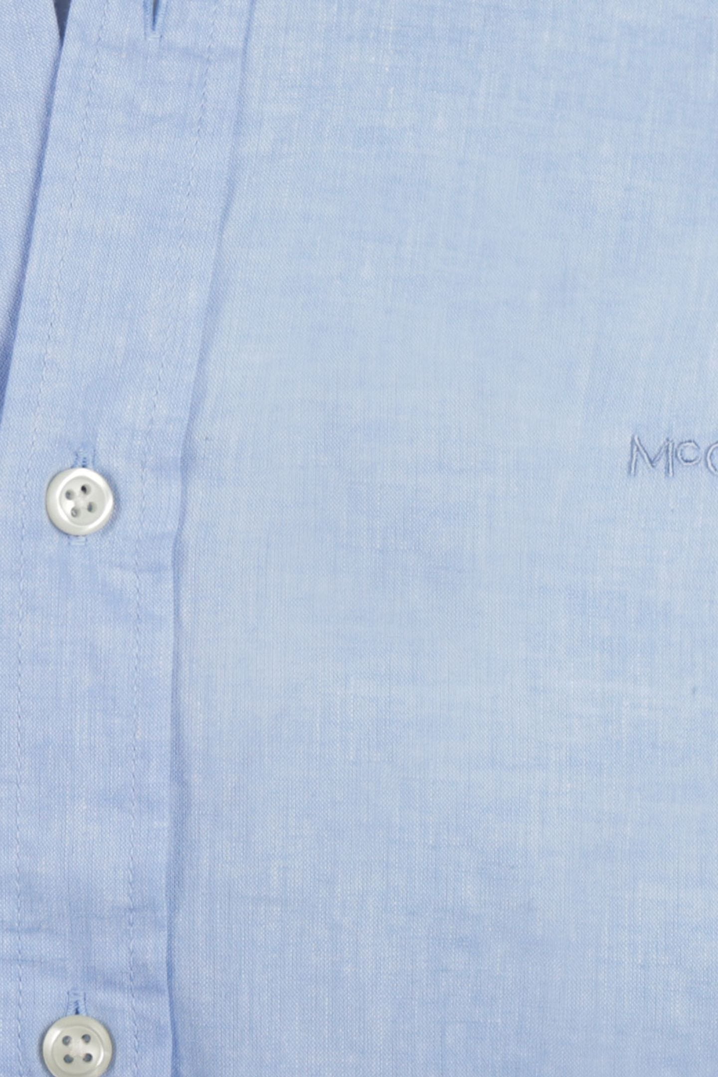 COTTON/LINNEN SHIRT LIGHT BLUE 5