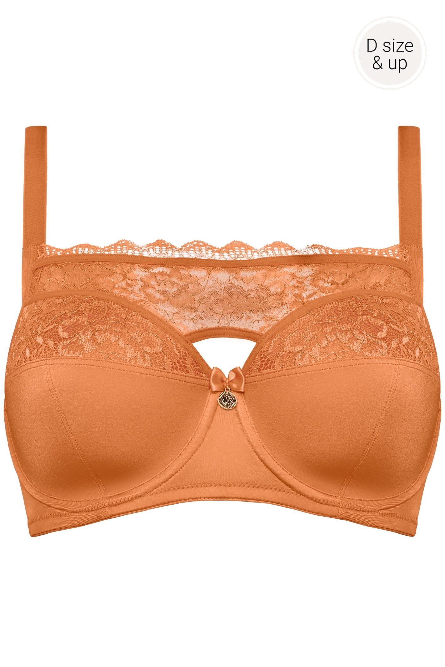 CARITA BRAPLUNGE BALCONYWIRED PADDED ORANGE 2
