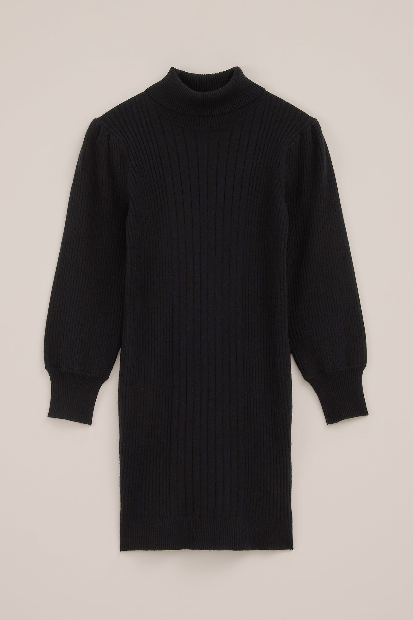 DRESS MID LENGTH BLACK 3
