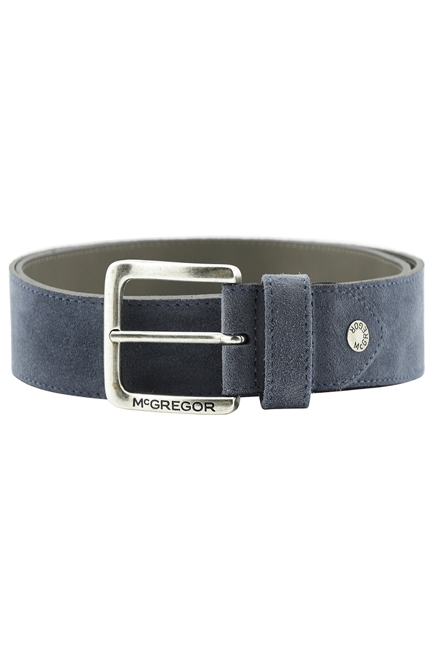 SUEDE BELT VINTAGE BLUE 1