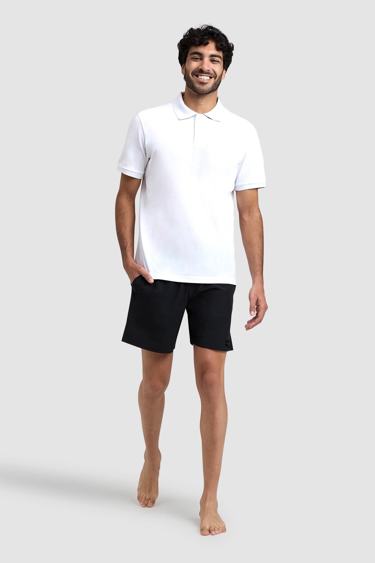 EVO BEACH BOXER SOLID BLACK 2