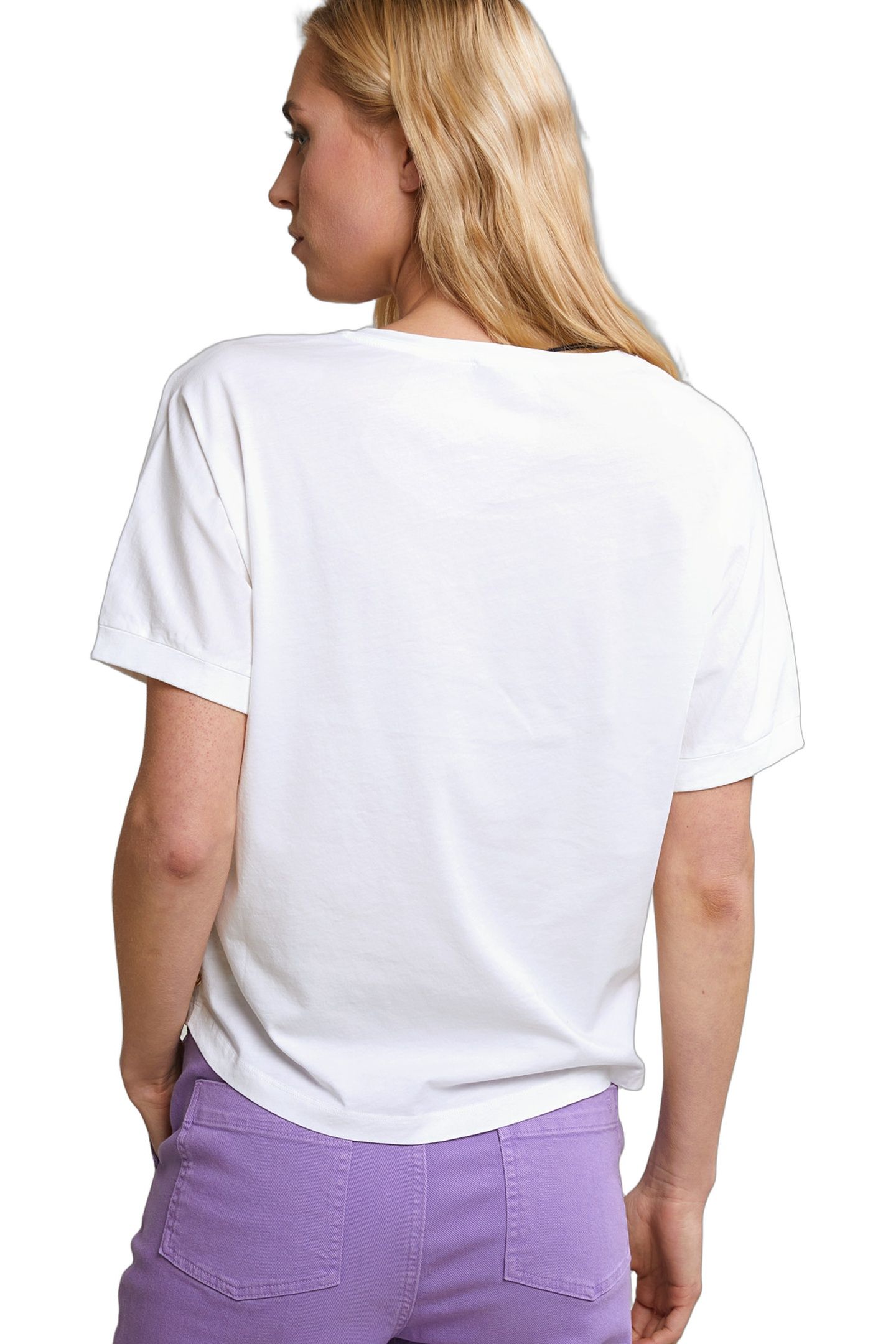 OFF WHITE/PURPLE FANTASY T-SHIRT SHORT SLEEVES 2