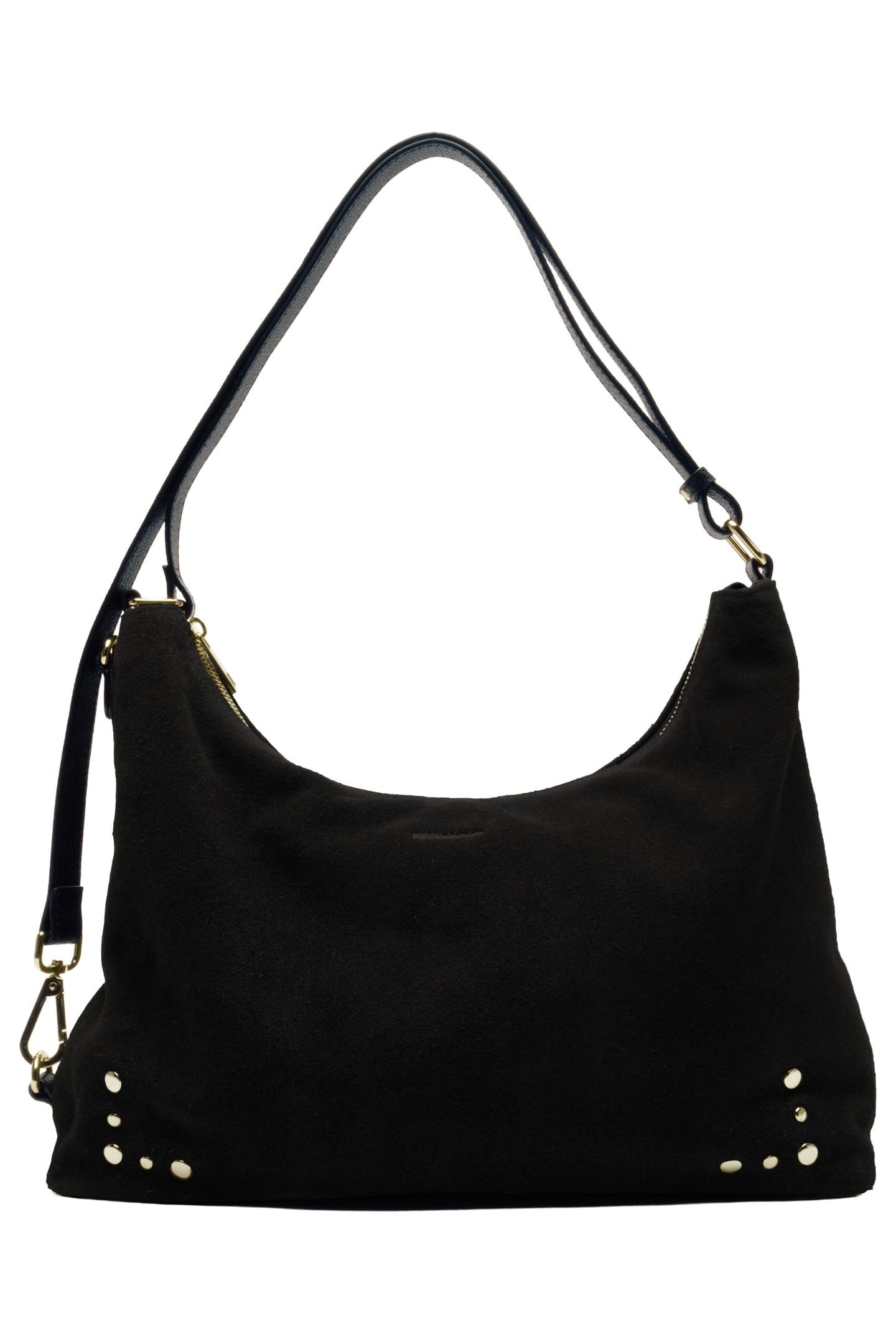 RIO SUEDE BLACK W. GOLD 2
