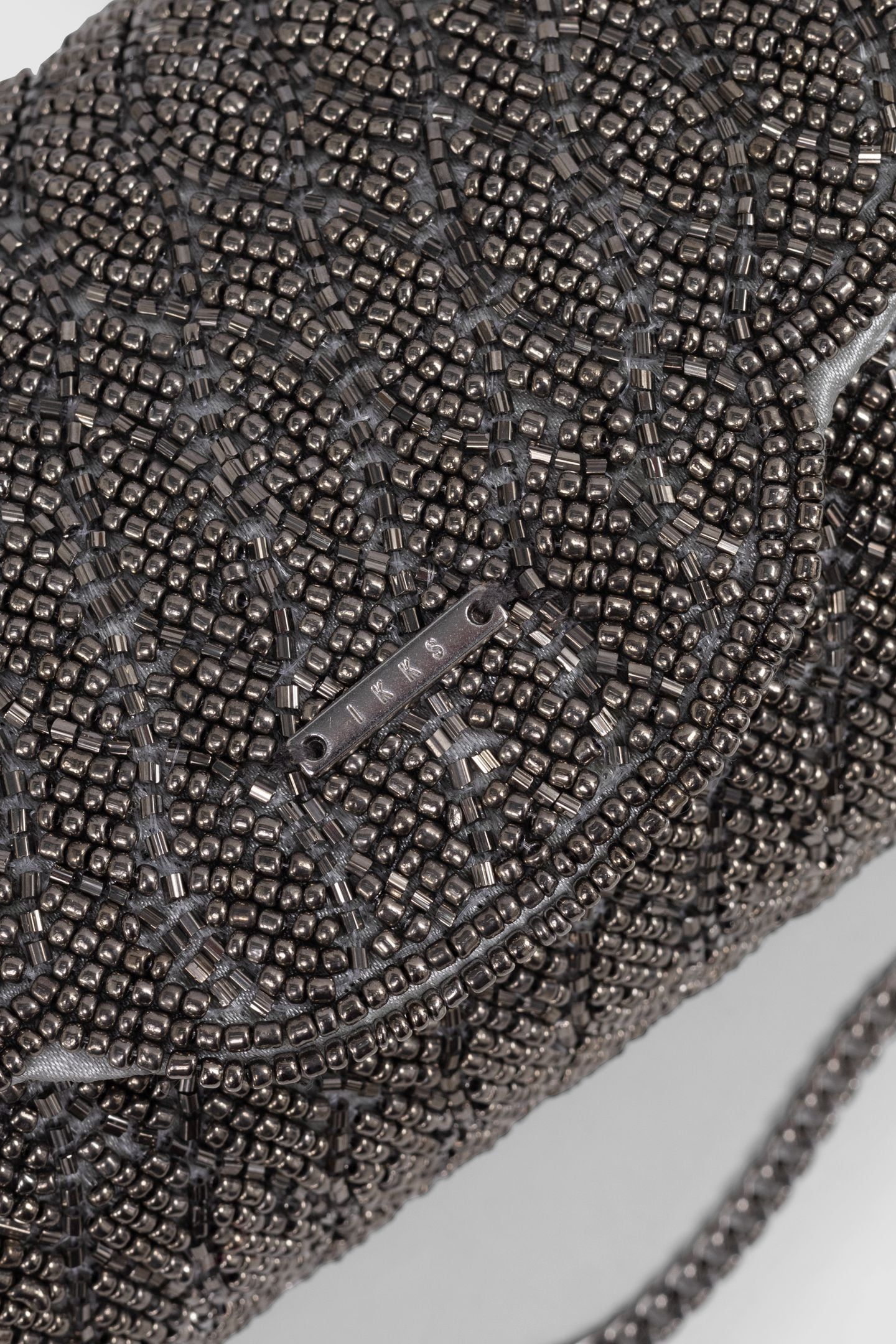 SILVER BEAD EMBROIDERED BAG 8
