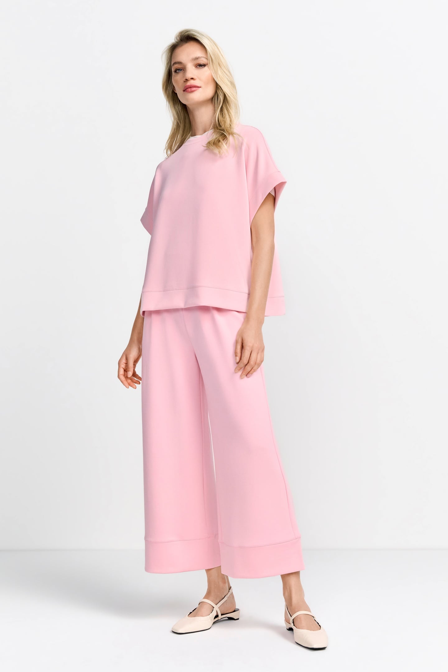 T PEACHED SHIRT STRAWBERRY CREAM 2