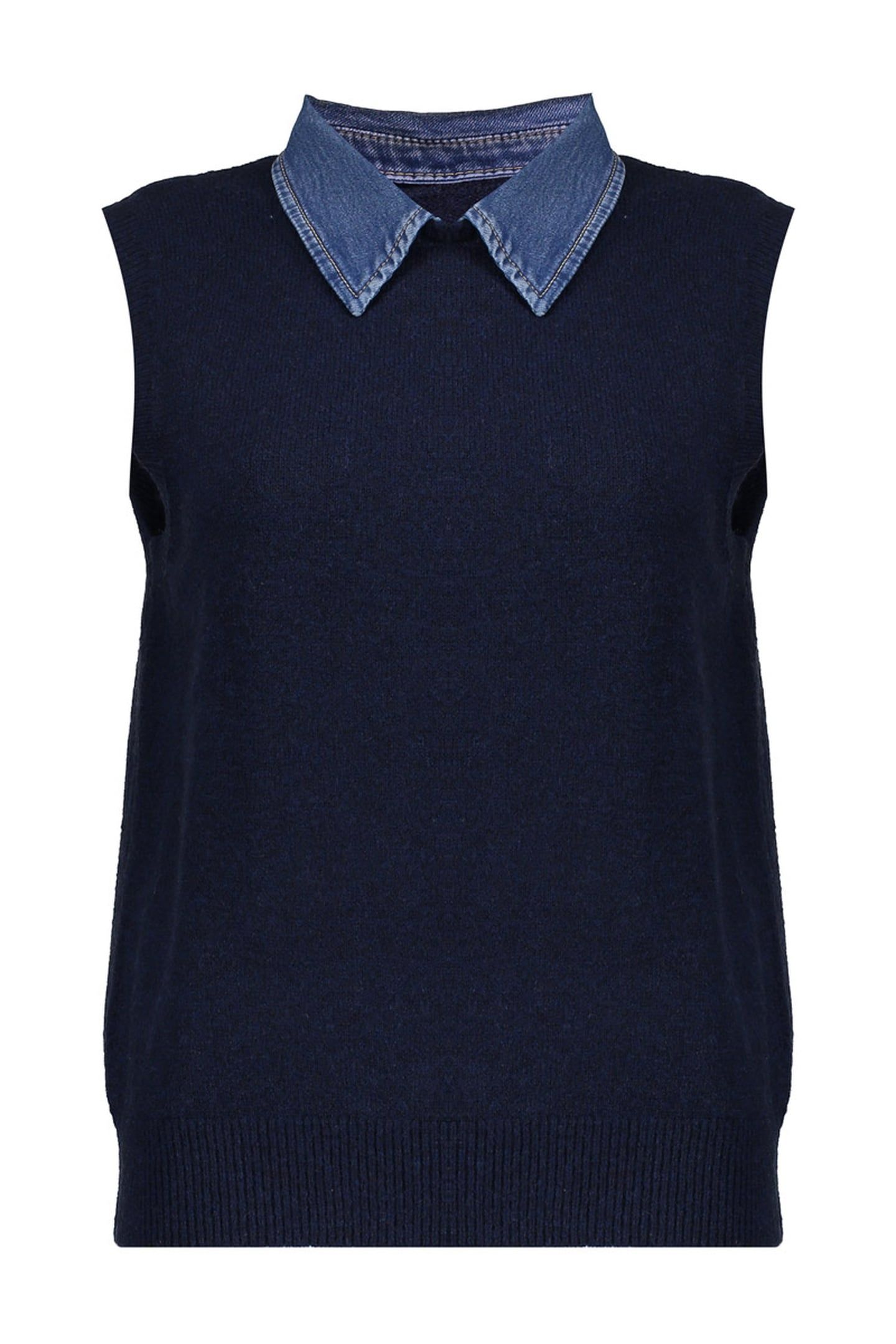 SPENCER NAVY + DENIM COLLAR 1